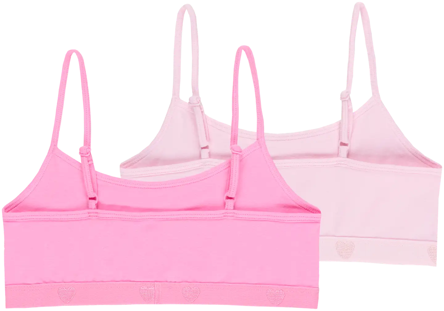 House lasten bralette-toppi 230H082508 2-pack - light pink/pink - 2