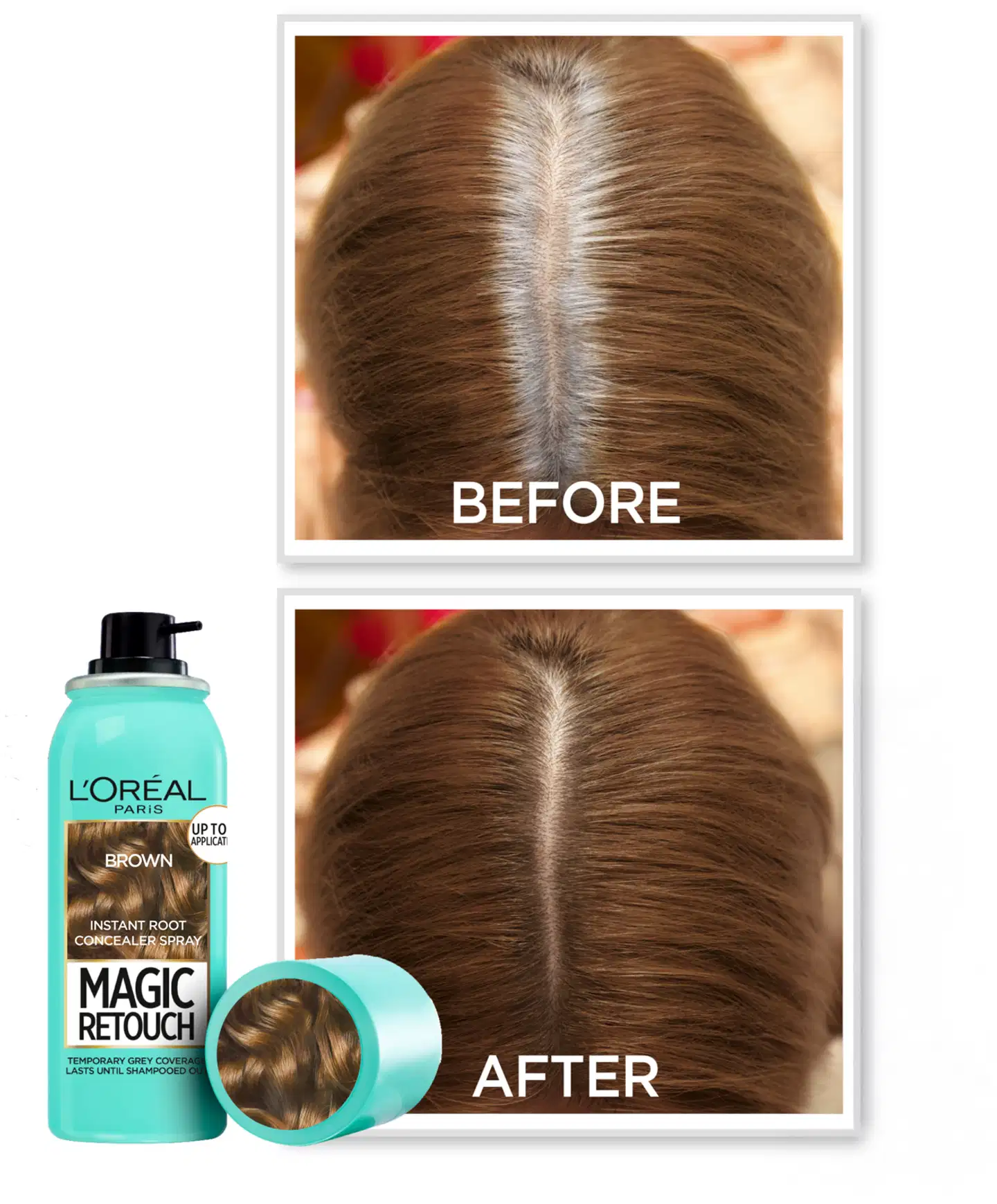 L'Oréal Paris Magic Retouch Brown Suihkutettava tyvisävyte 75ml - 5
