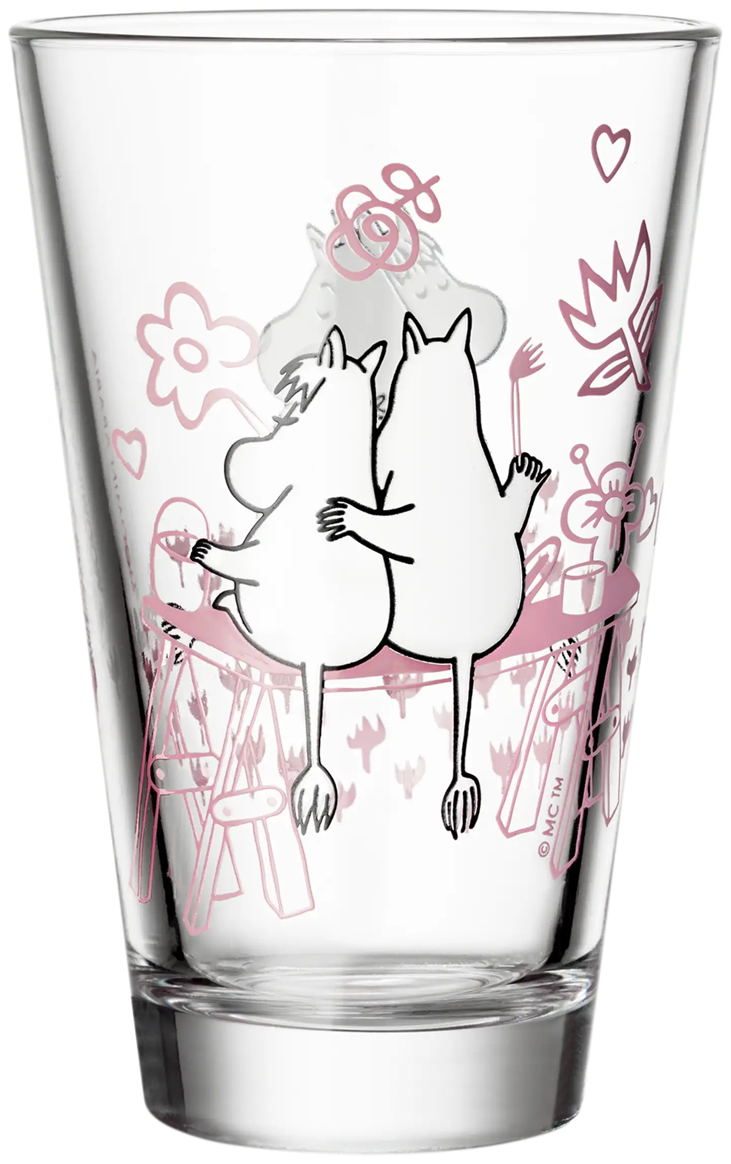 Moomin Arabia Muumi juomalasi Rakkaus 30cl  2kpl - 3