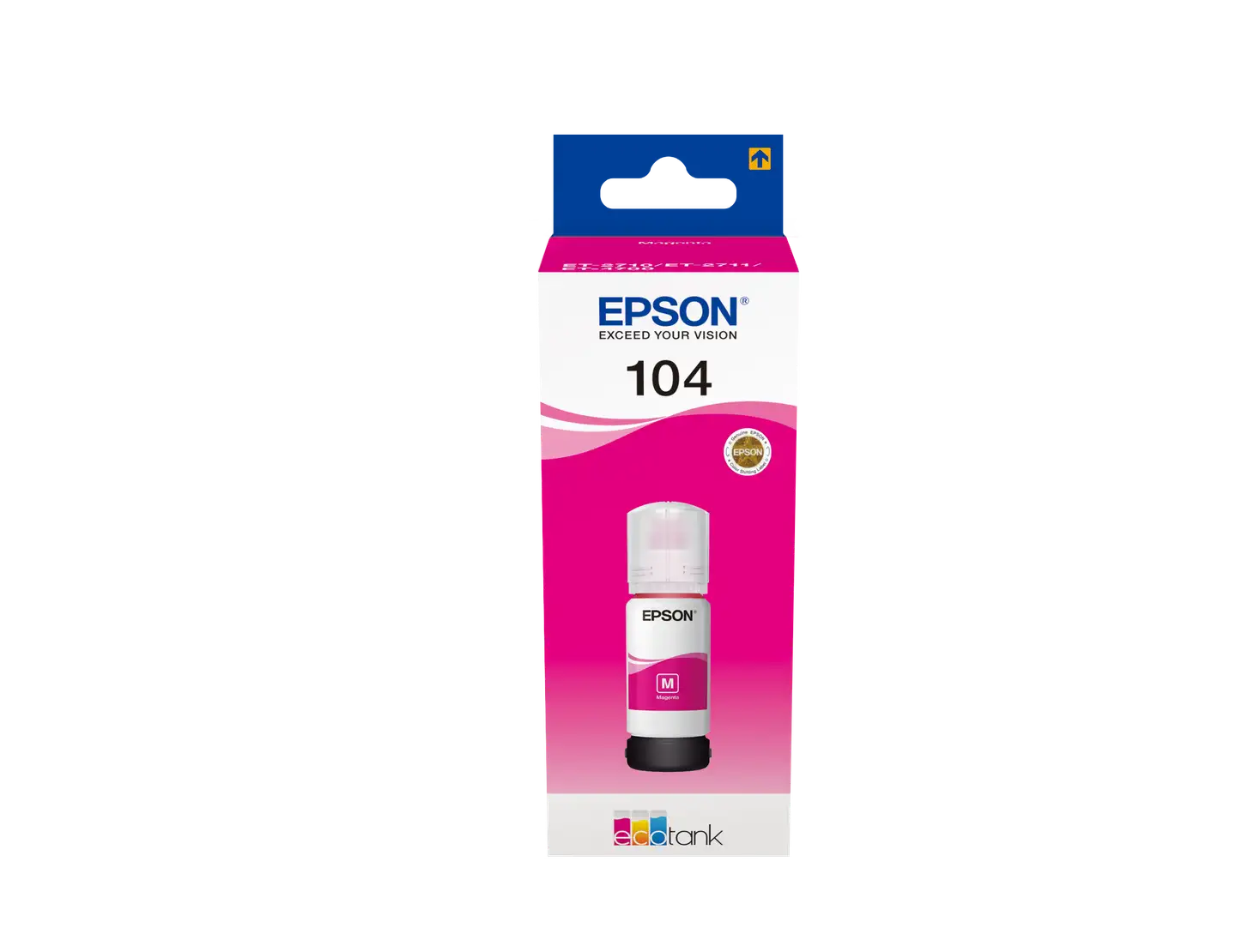 Epson mustepullo 104 magenta