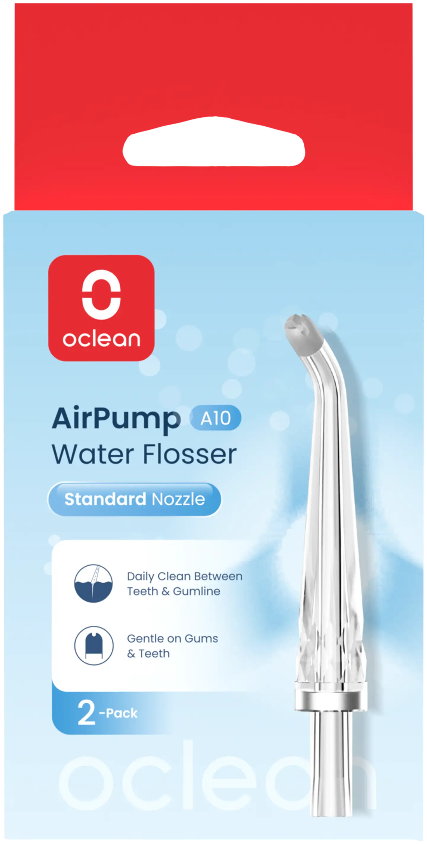 Oclean N20 vaihtosuutin 2kpl kirkas - 2