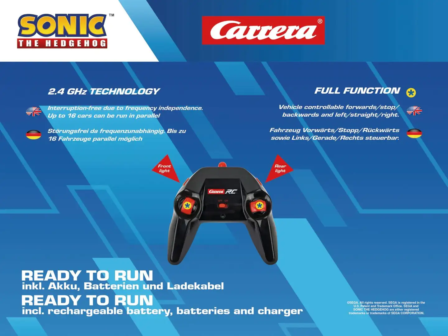Carrera RC radio-ohjattava auto Team Sonic Racing - 18