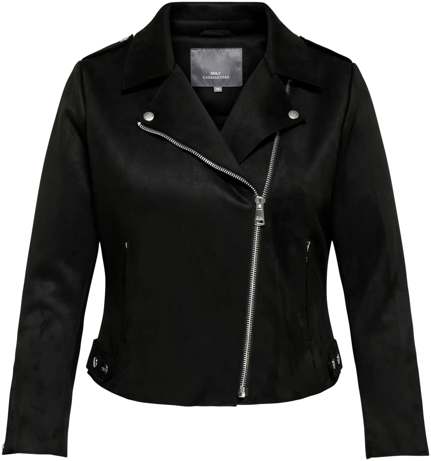 ONLY CARMAKOMA naisten biker-takki Carsherry - BLACK - 1