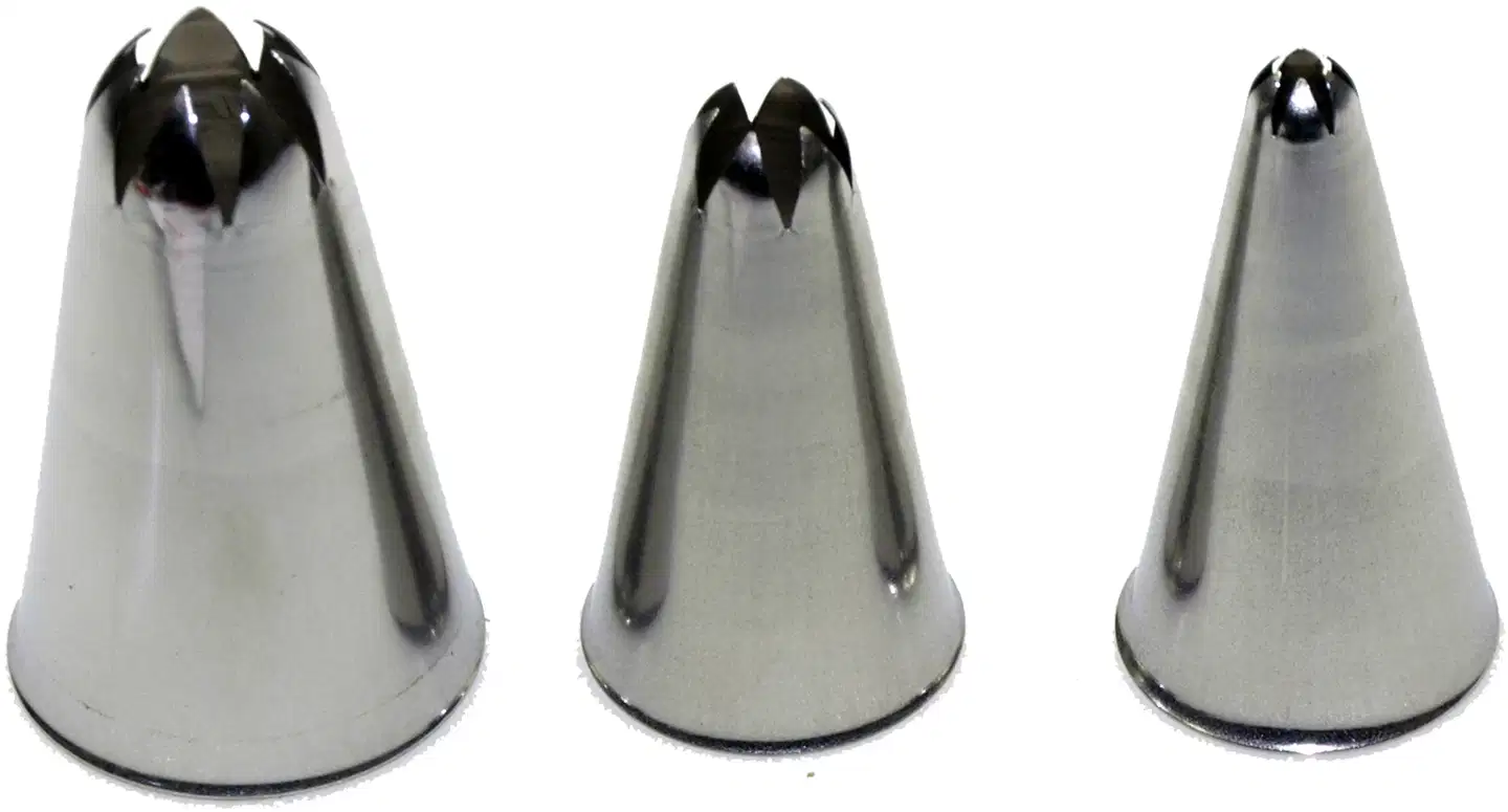 Heirol Tyllasetti 3 kpl suljettu tähti 3,6,8mm