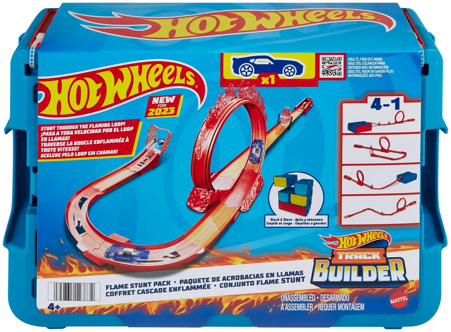 Hot Wheels Tb Fire Stunt Pack Hmc04 - 2