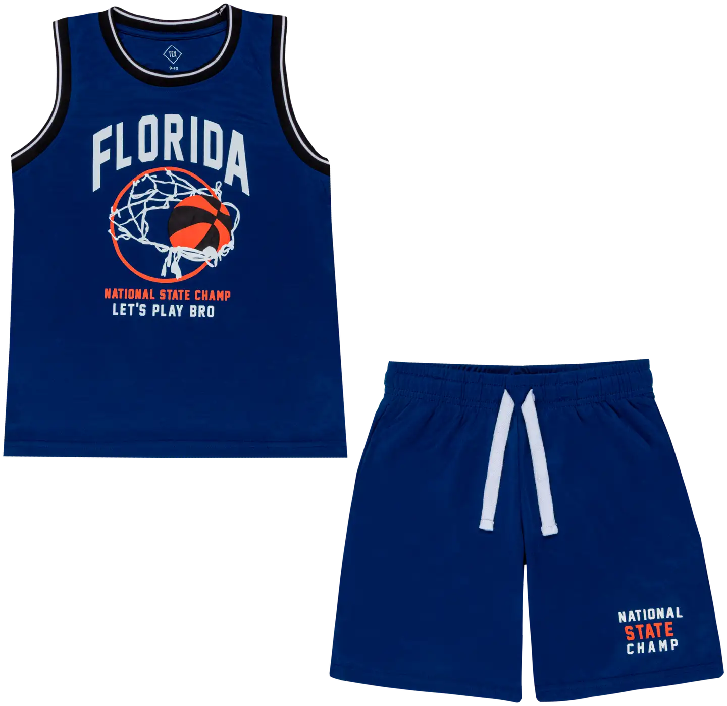 TEX lasten shortsisetti I984201 - BLUE 2 - 1