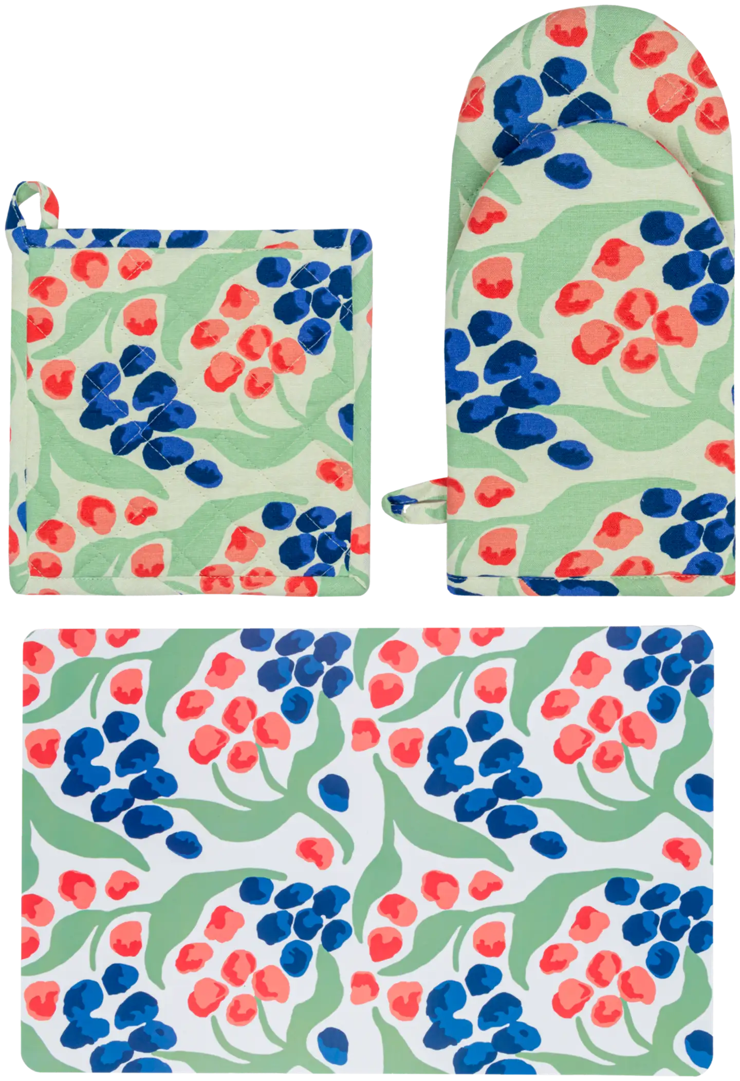 House patalappu Grapes 22x22cm vihreä/sininen/punainen PatternLab - 2