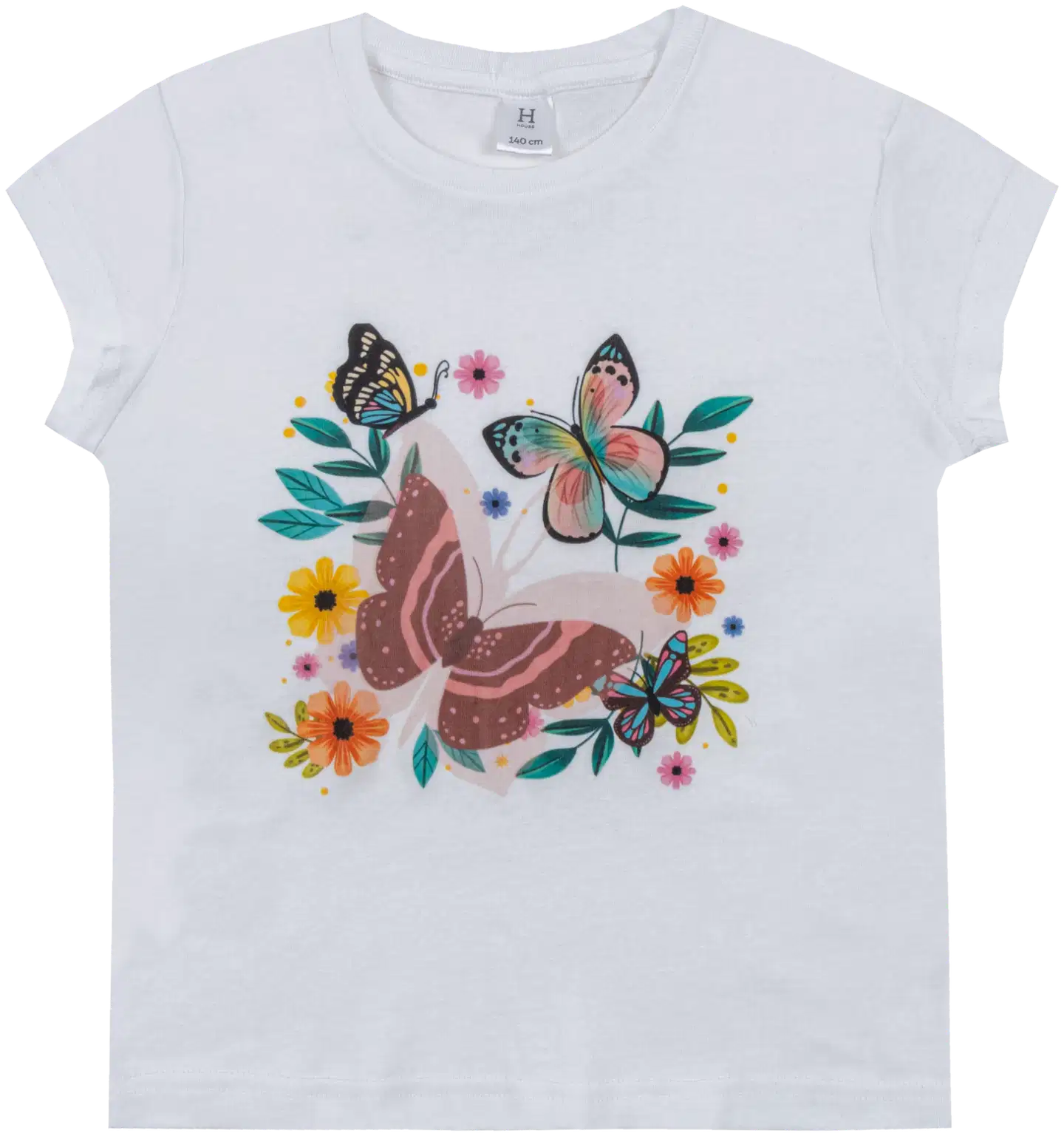 House lasten ribbi-t-paita 23TH172622 - WHITE - 1