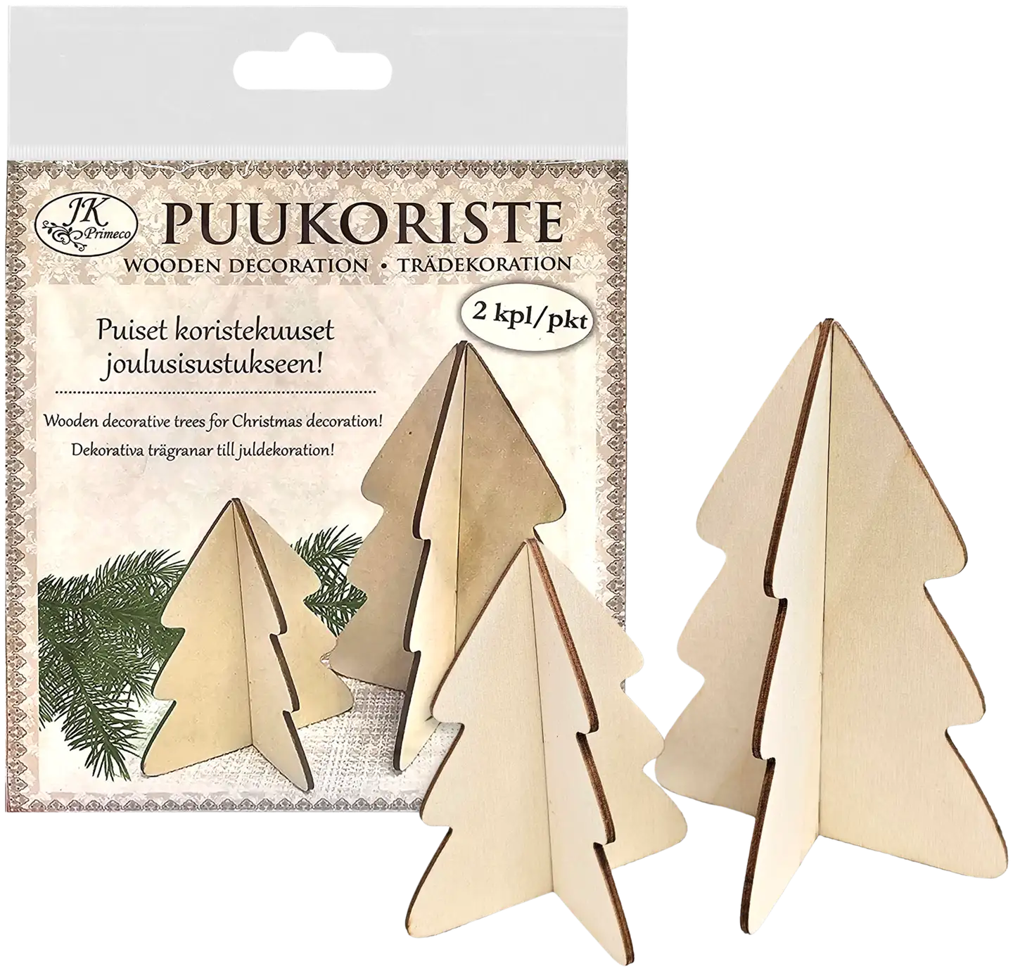 J.K. Primeco puukoriste Kuusi 2kpl - 1