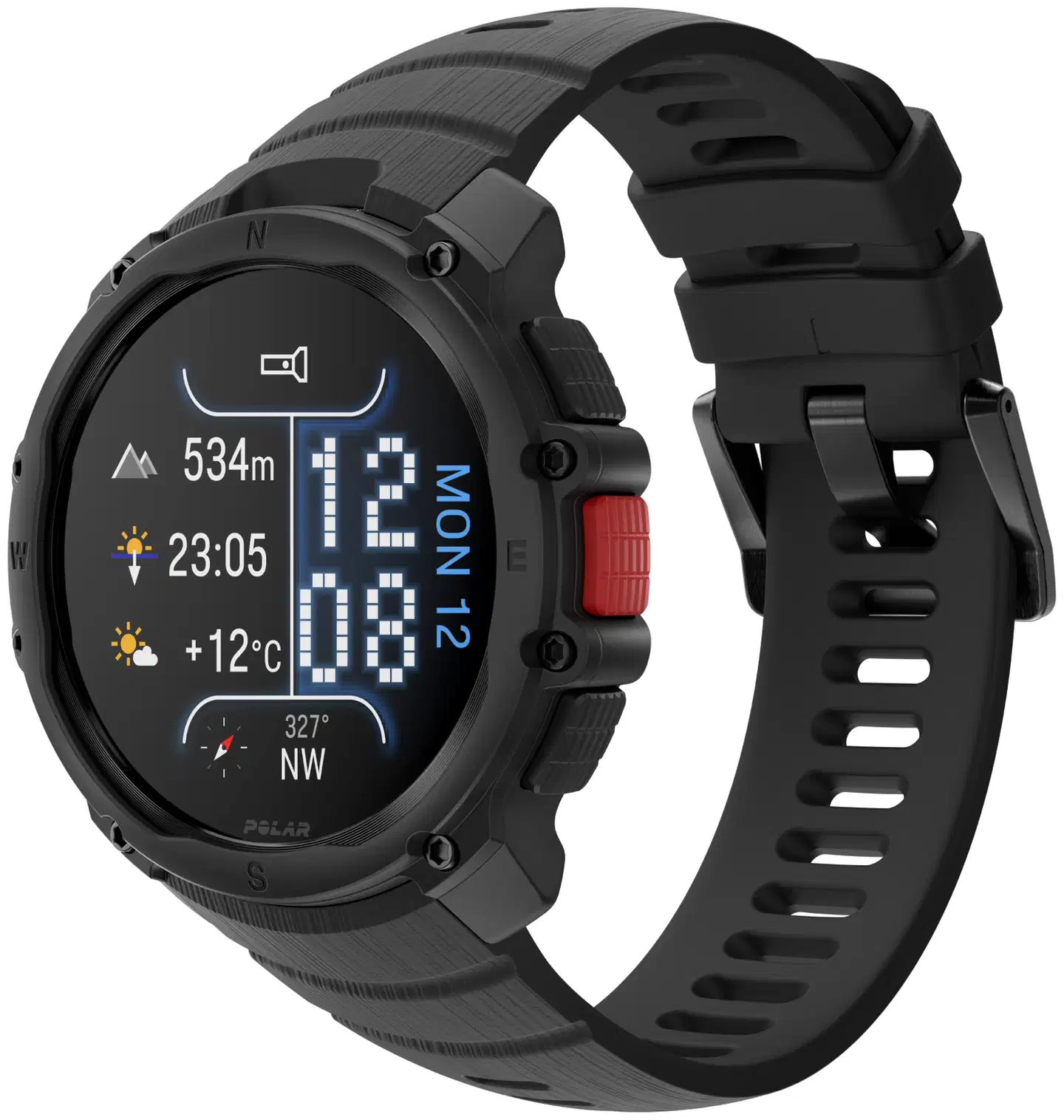 Polar urheilukello Street X Night Black (S-L) - 1