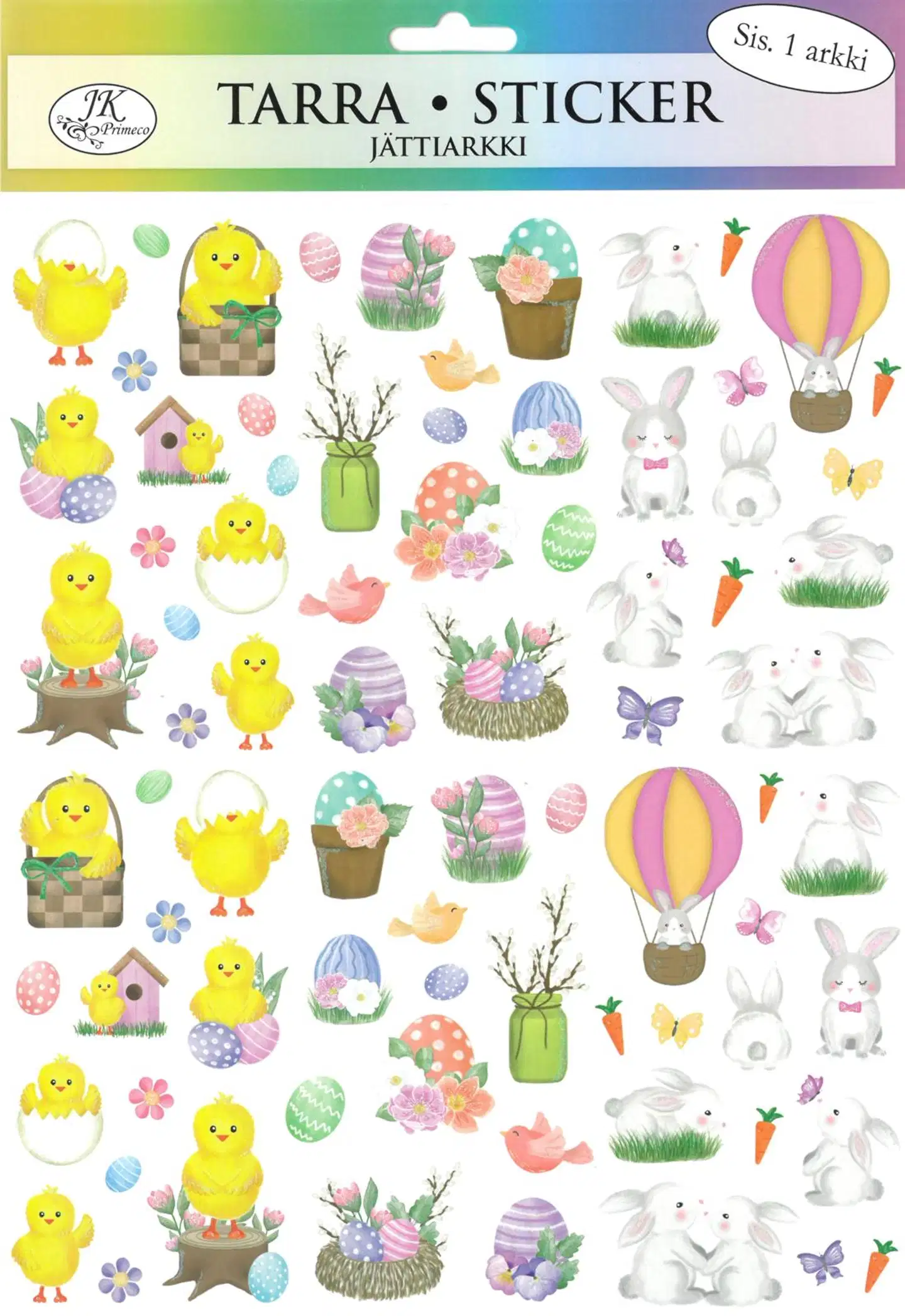 J.K. Primeco jättitarra-arkki Pääsiäinen