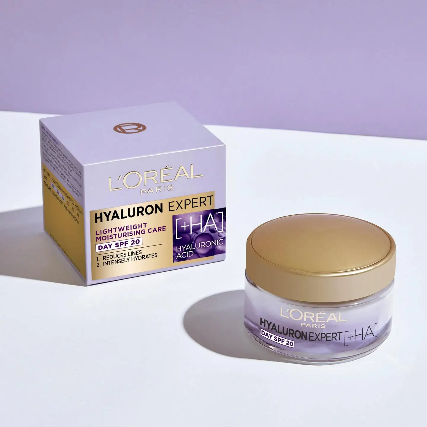 L'Oréal Paris Hyaluron Expert Moisturising Dagkrem SPF20 til tørr hud 50 ml - 5