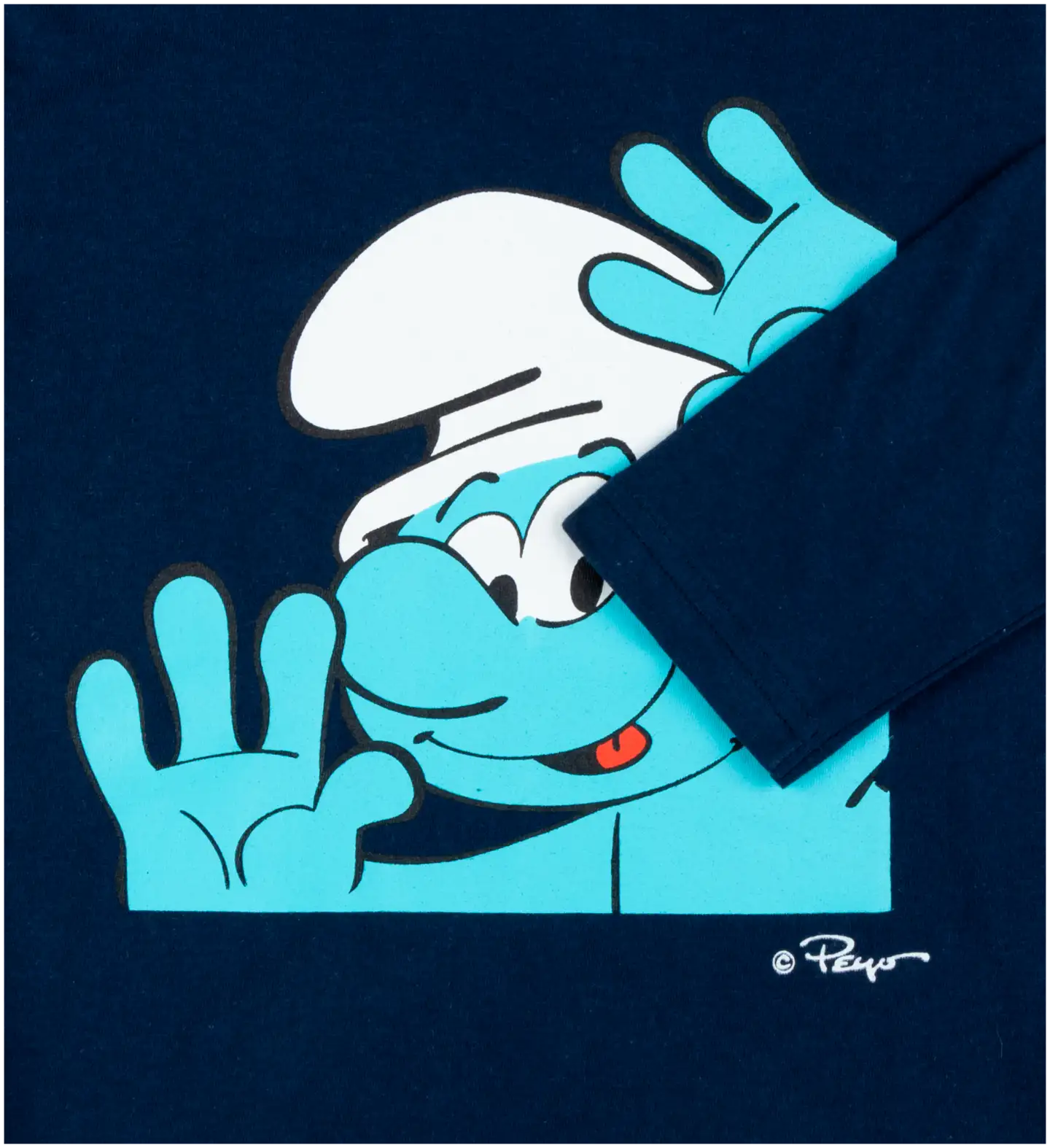 Smurffit lasten pitkähihainen trikoopaita - sininen (t.sin.) - 3