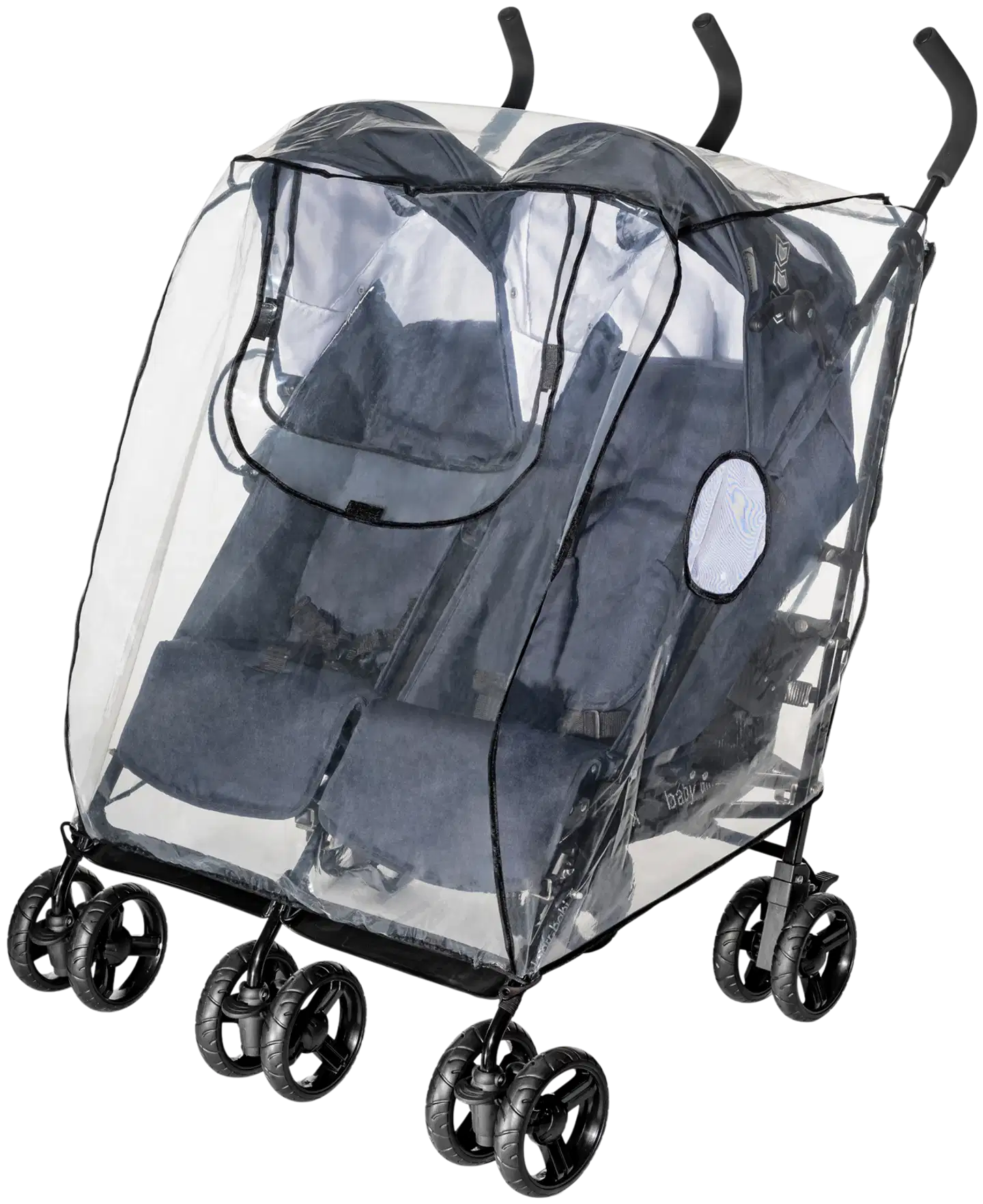 Reer sadesuoja tuplarattaille vierekkäin istuttavat - 5