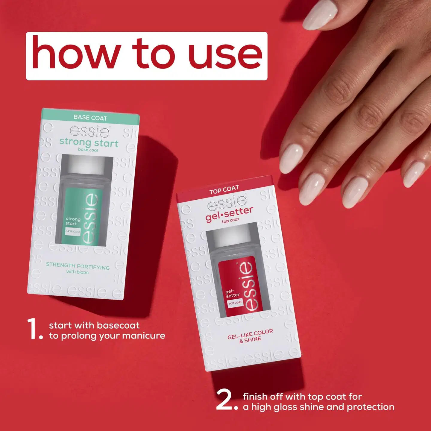 essie gel setter päällyslakka 13,5 ml - 5