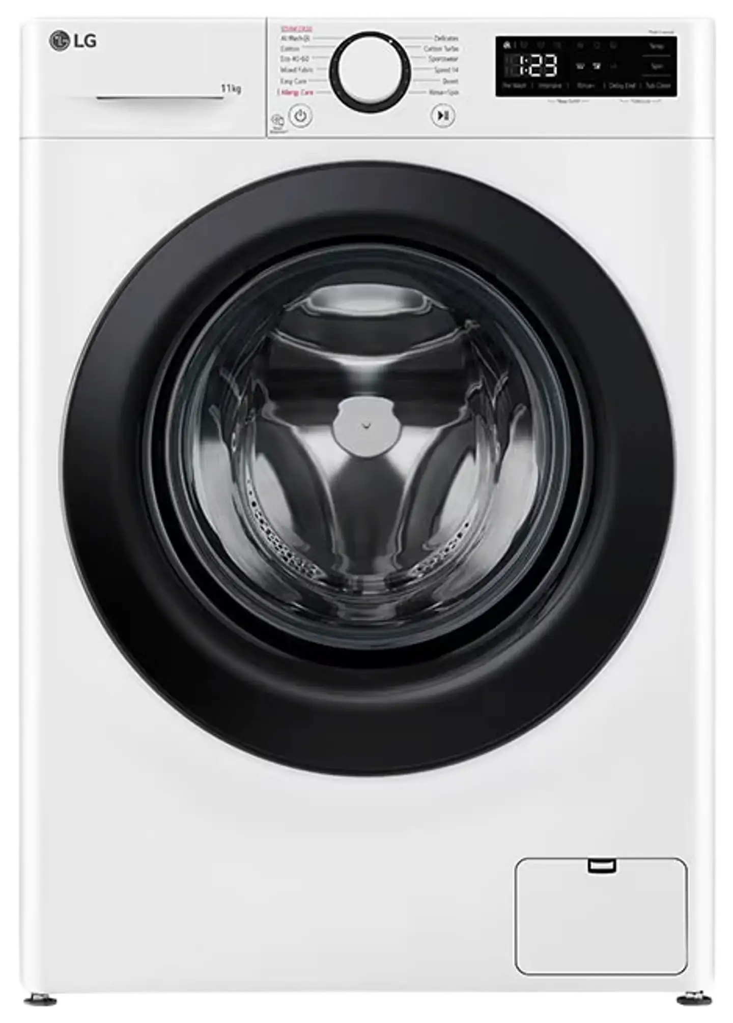 LG edestä täytettävä pyykinpesukone F4Y5EYP6W 11kg valkoinen - 1