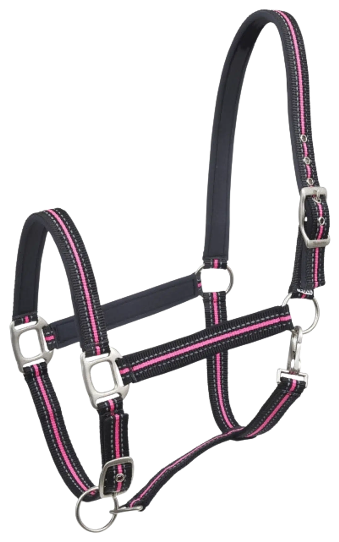 Wahlsten heijastava riimu halof - musta-pinkki