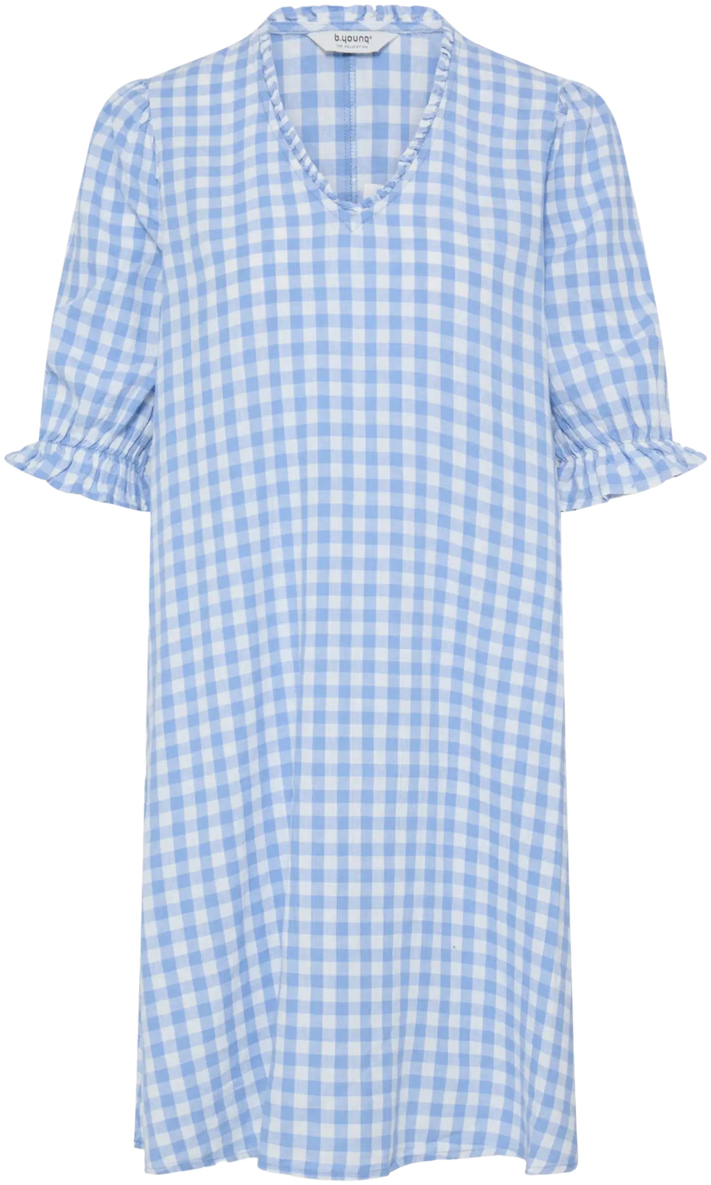 B.young naisten mekko Byfalakka wide - DELLA ROBBIA BLUE CHECK - 1