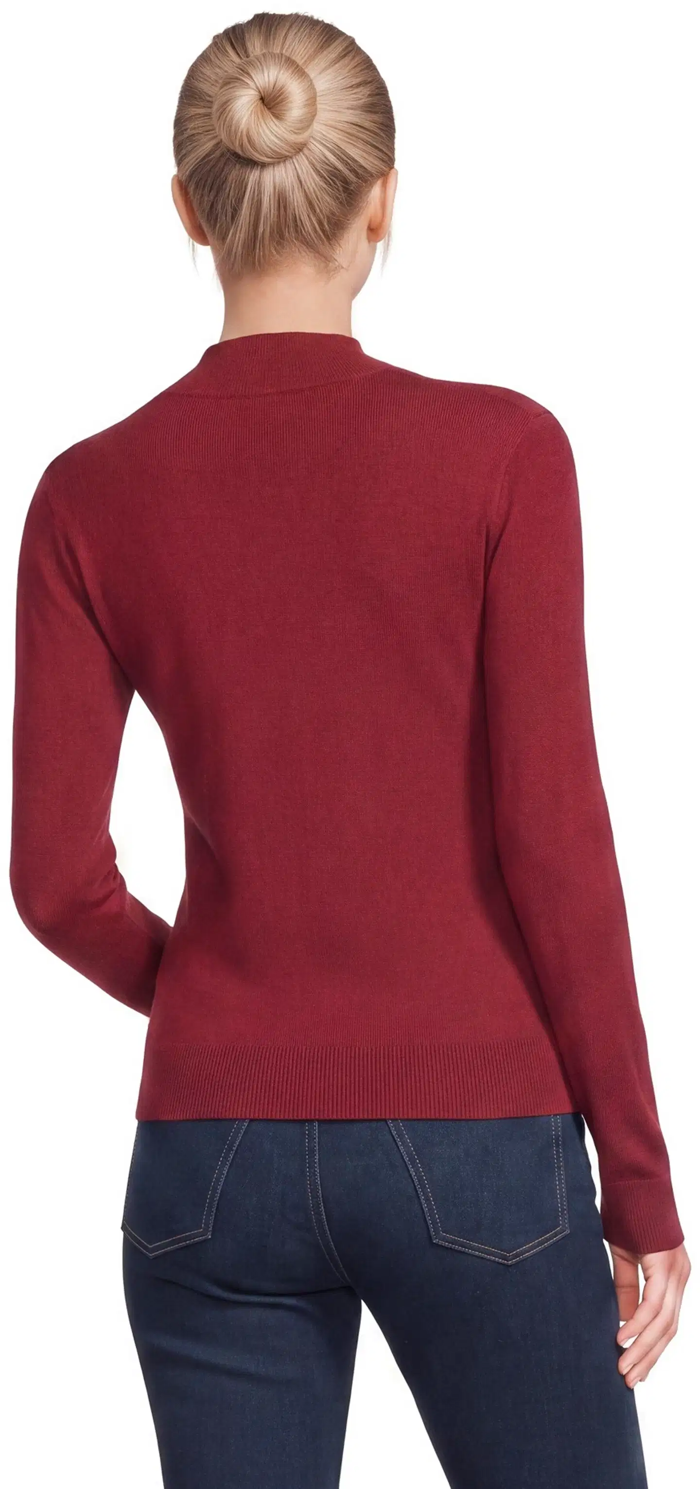 London Fog naisten merinopoolo 213L263603 - wine red - 3