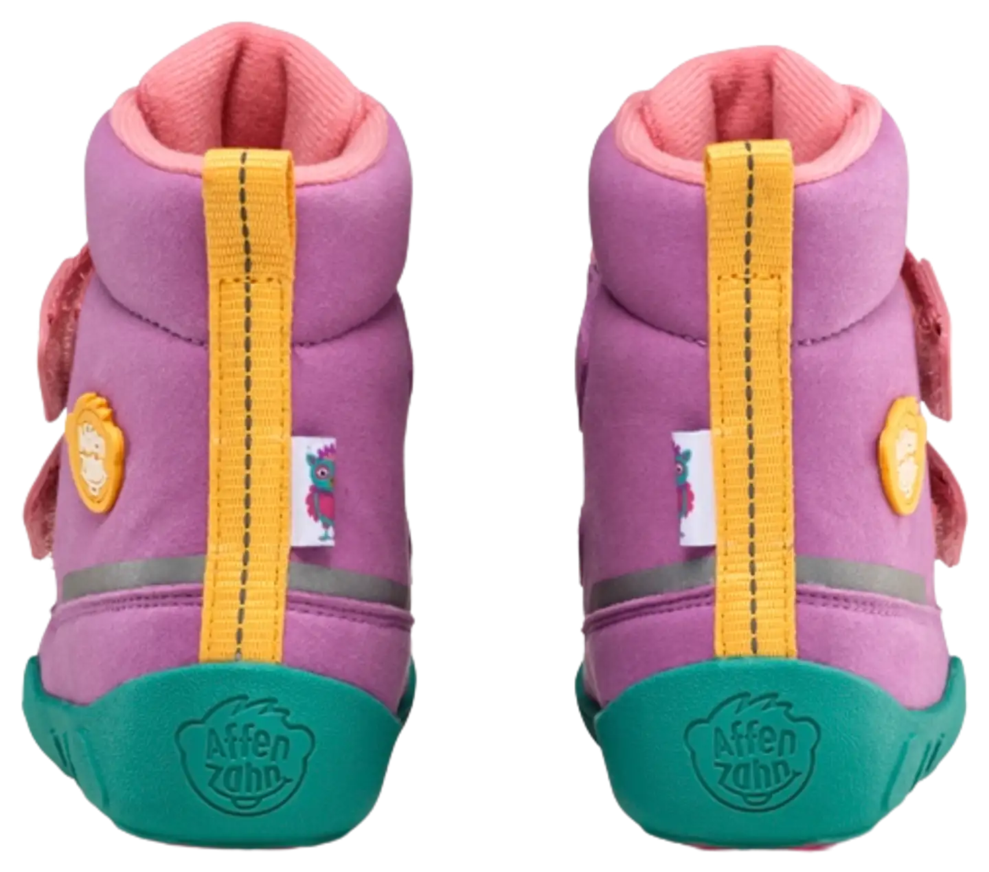 Affenzahn lasten paljasjalkakenkä Mid Boot Vegan Comfy - Owl - 6