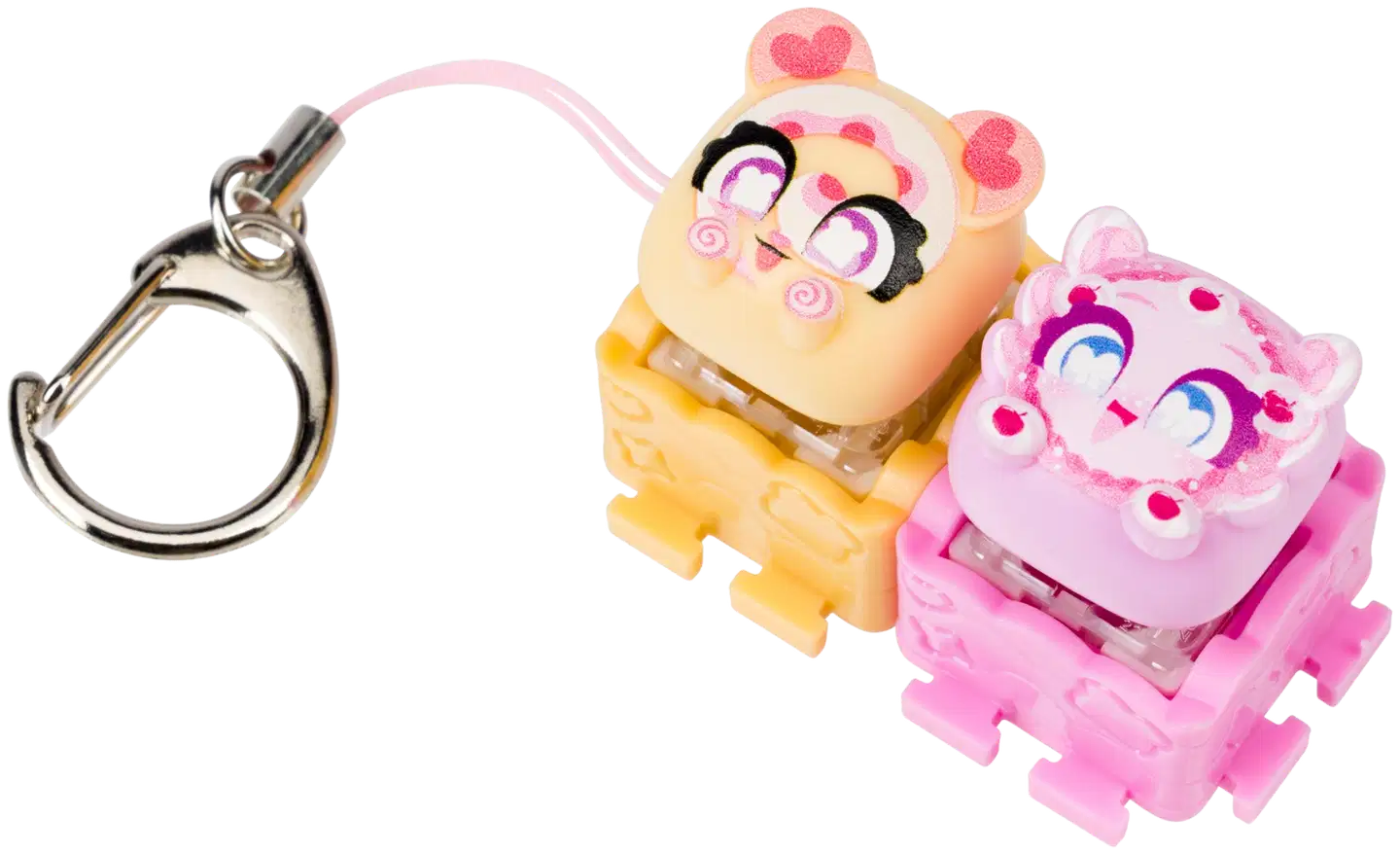 Clickeez napsuteltava fidget-avaimenperä 2 hahmoa, erilaisia - 2