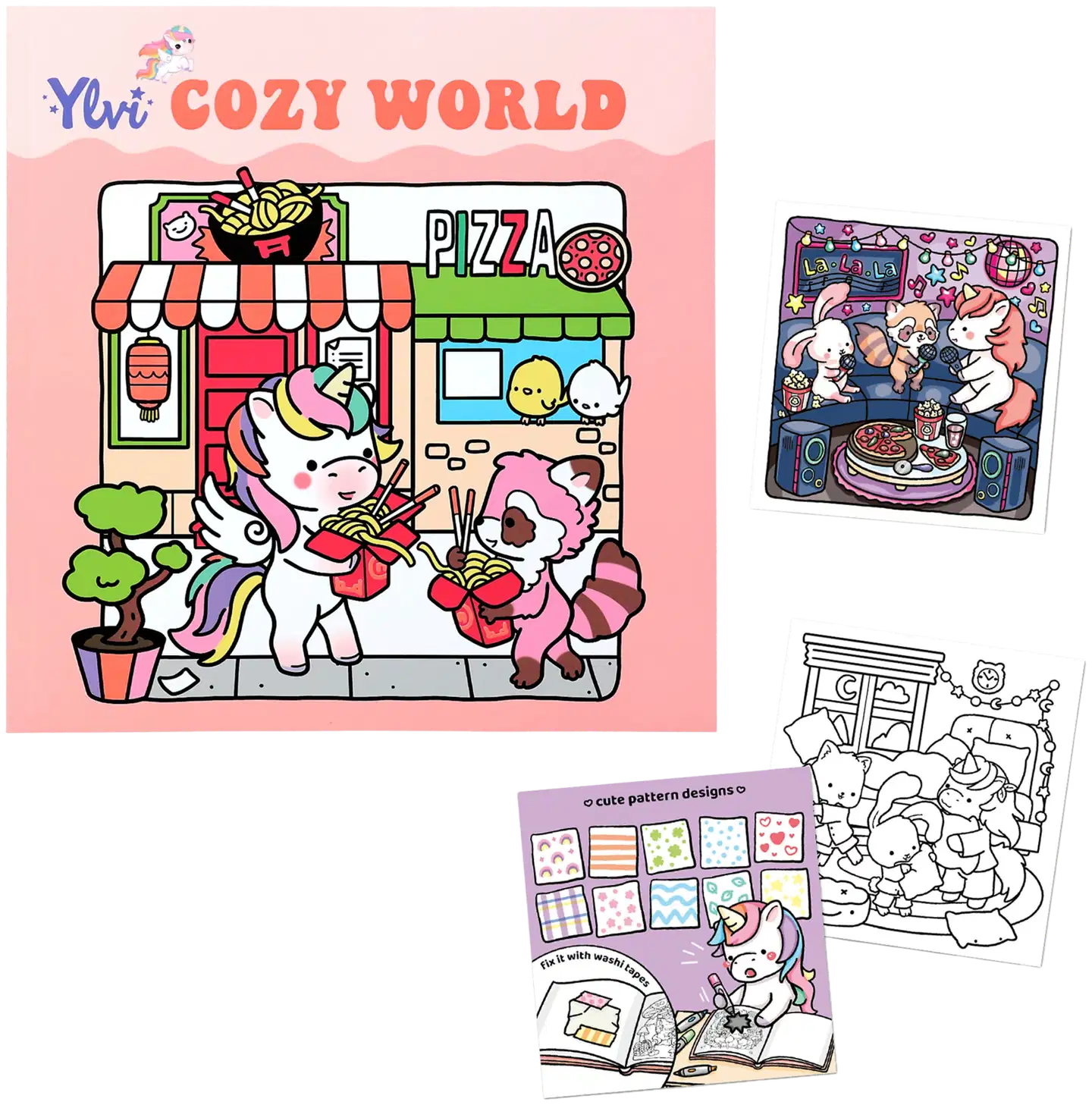 Ylvi COZY WORLD Värityskirja - 3