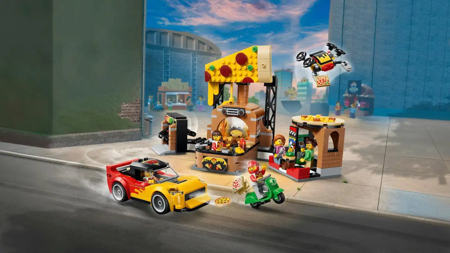 LEGO® My City 60496 Pizzaravintola ja toimituskulkuneuvot - 7