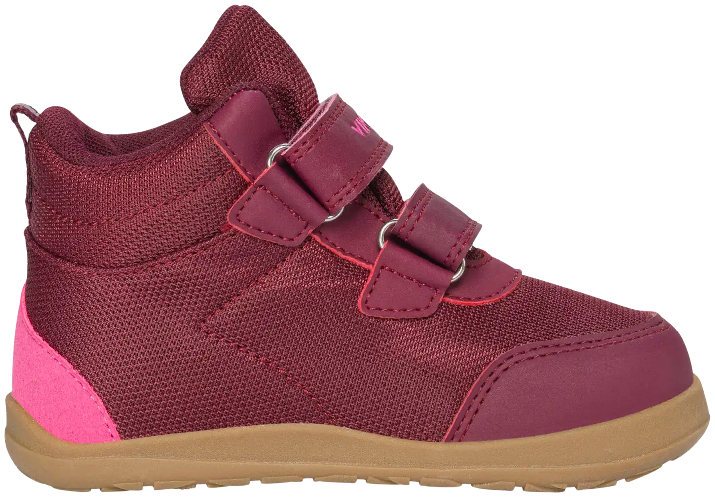 Viking lasten vedenpitävä paljasjalkakenkä Alv Barefoot Paw Mid WP - Burgundy - 3