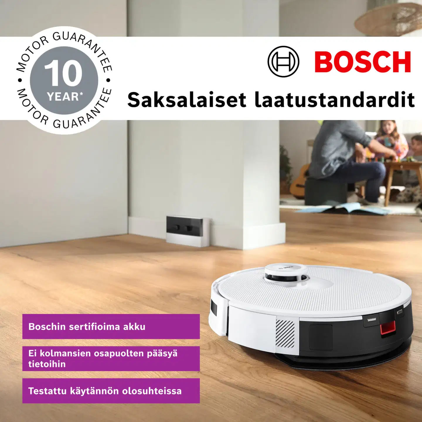 Bosch Spotless + robotti-imuri BCRD1W - 7