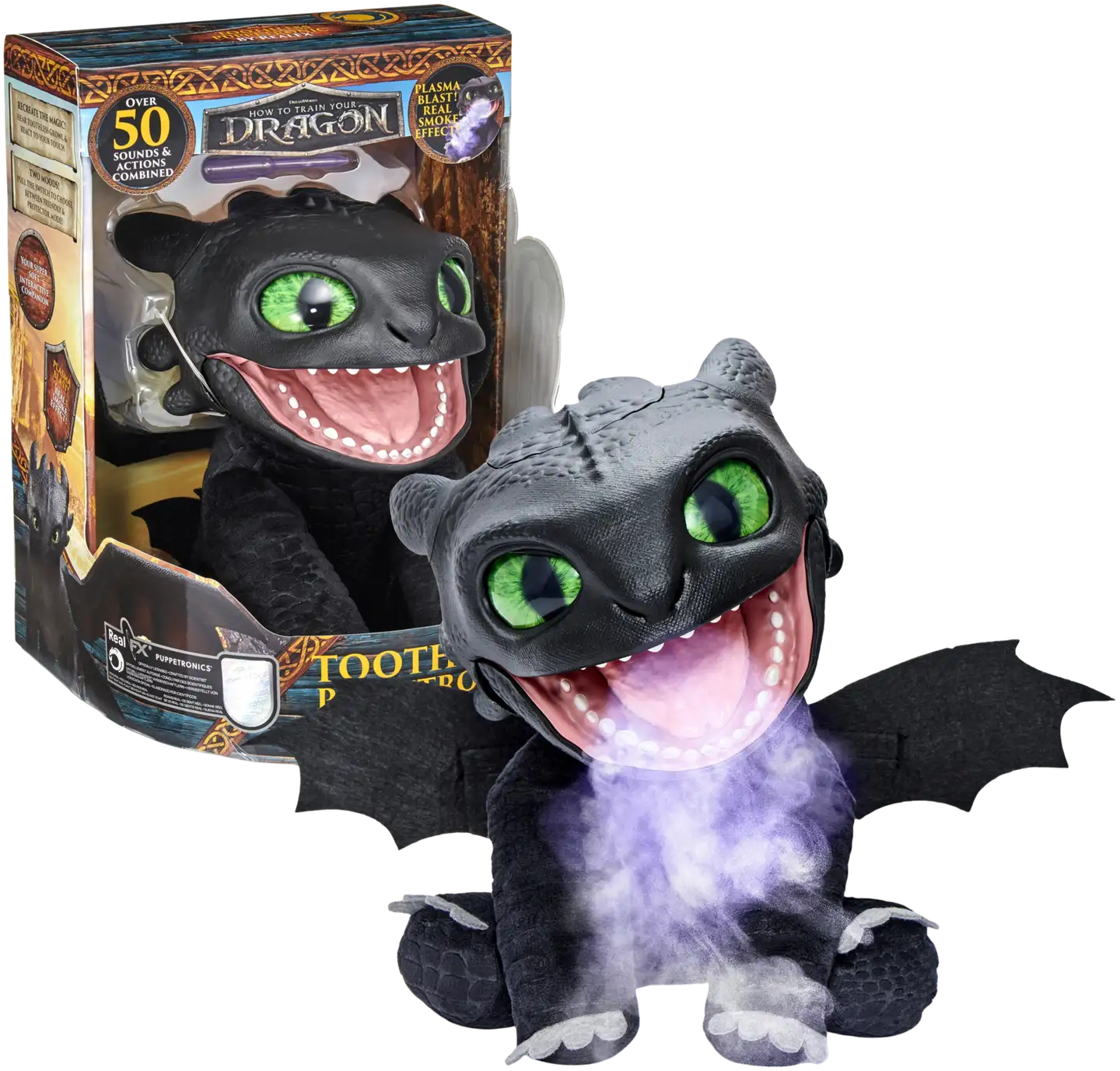 HTTYD Toothless interaktiivinen pehmo - 1