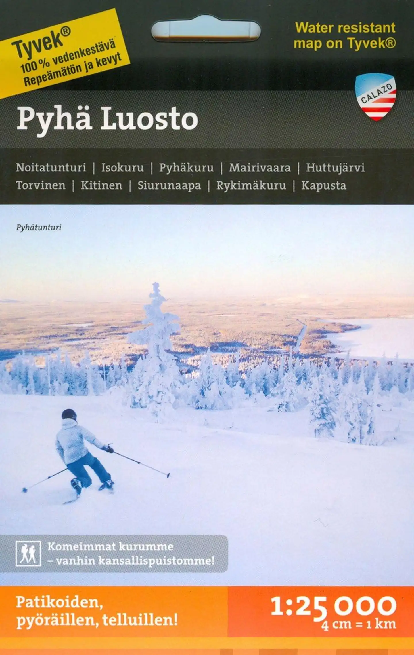 Pyhä-Luosto tunturikartta 1:25 000