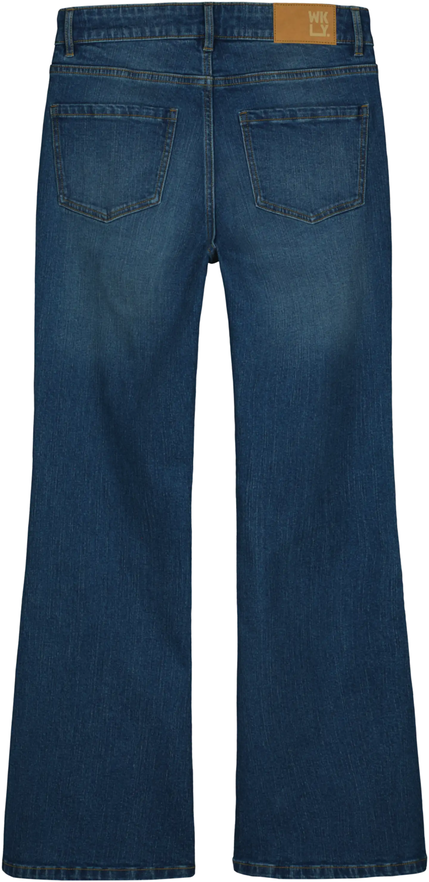 WKLY. naisten farkut Slim Flare - M.BLUE - 2