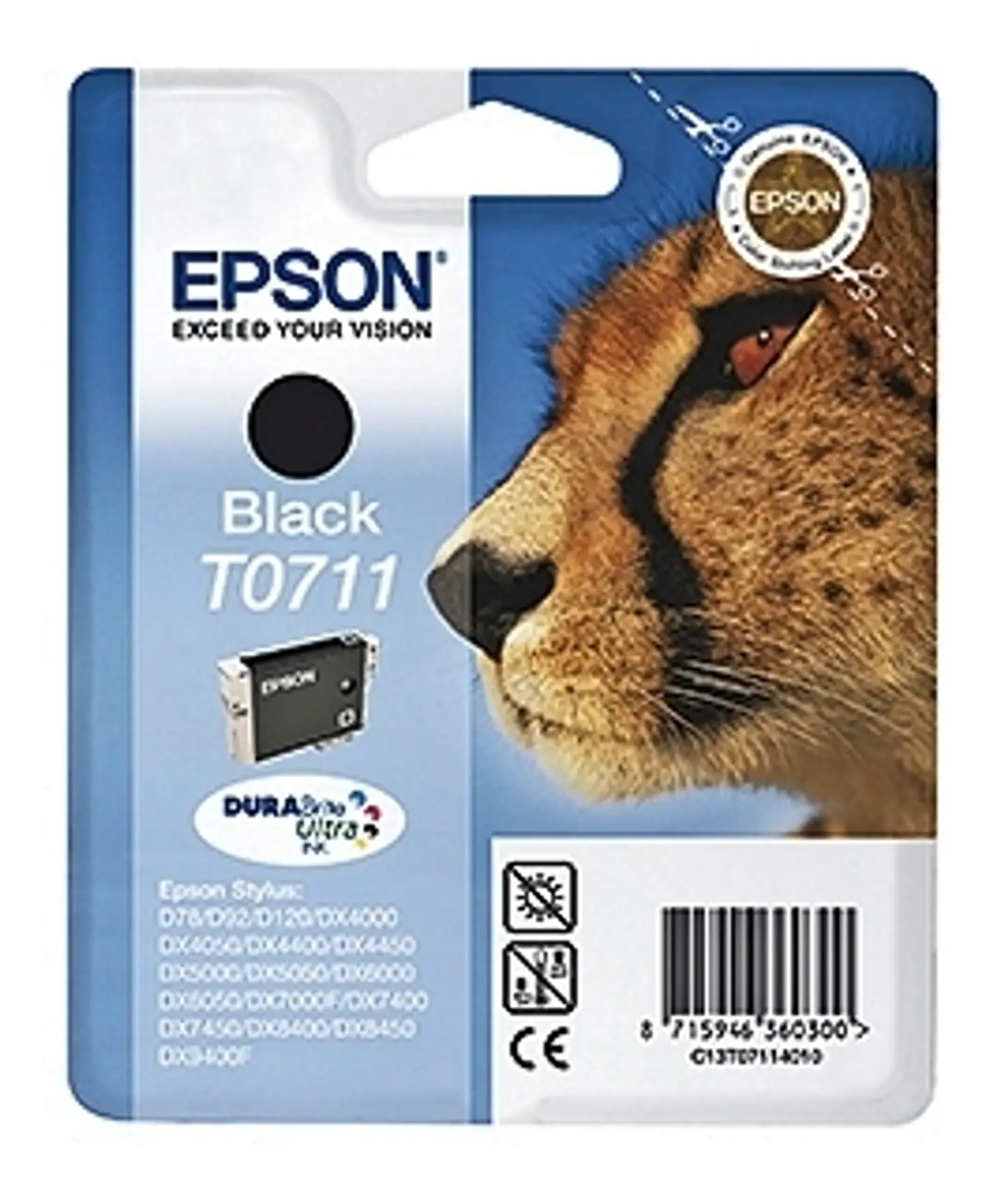 Epson T0711 mustepatruuna musta