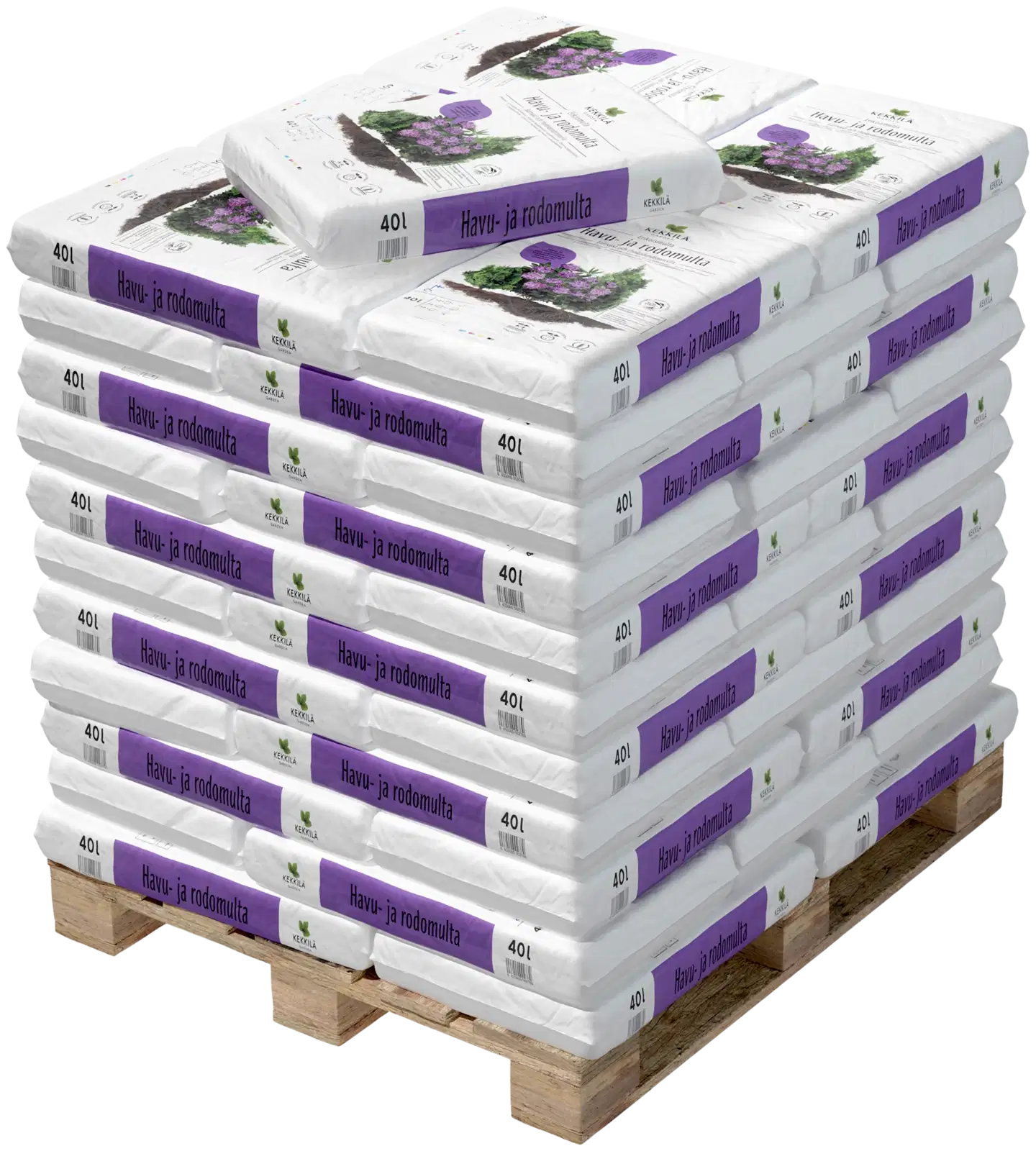 Kekkilä Havu- ja rodomulta 40 l, lava 70 säkkiä