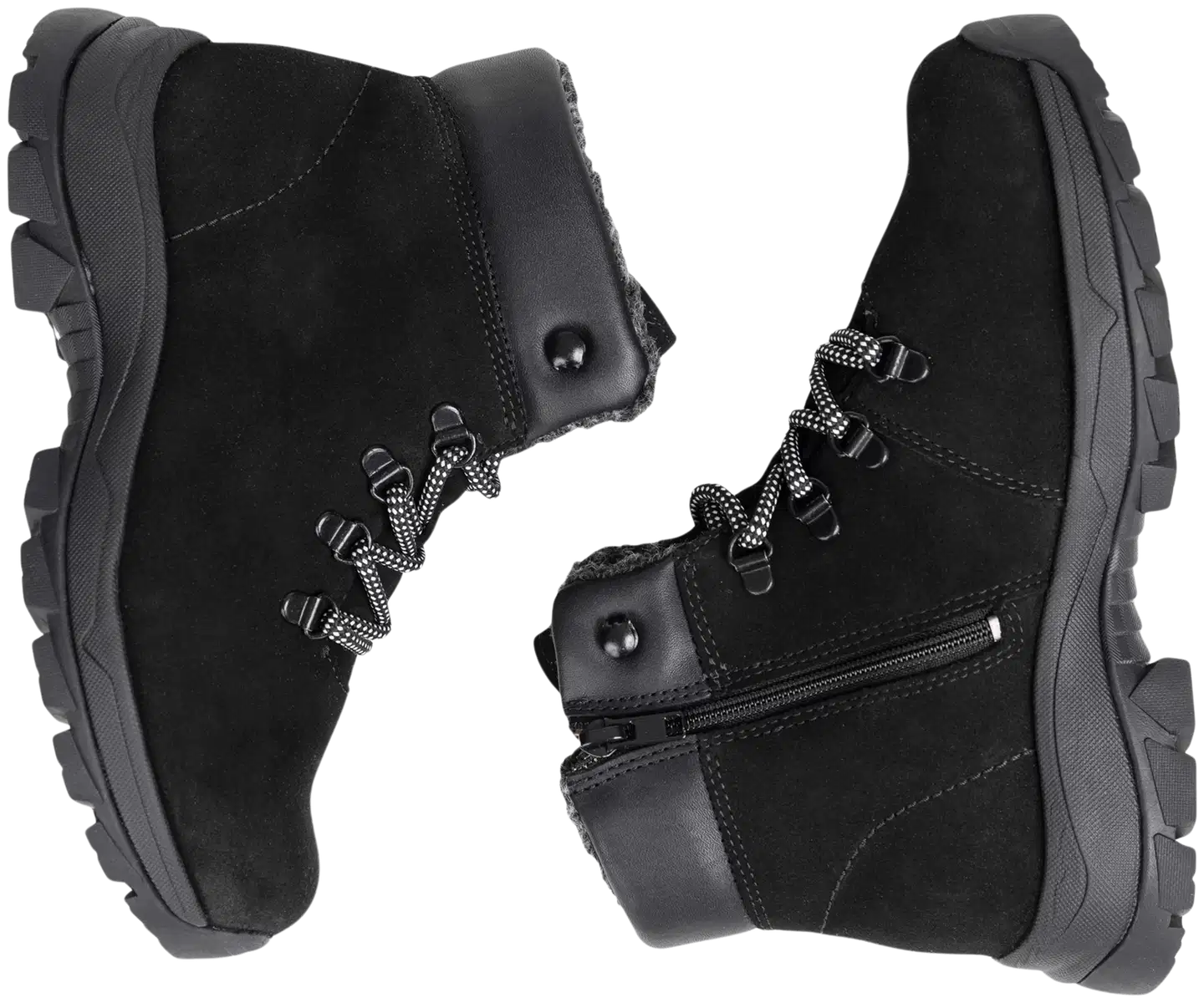 Pomar naisten nilkkuri Kaakkuri Spike 18660-410 - Black suede/nappa/Anti-slip S - 3