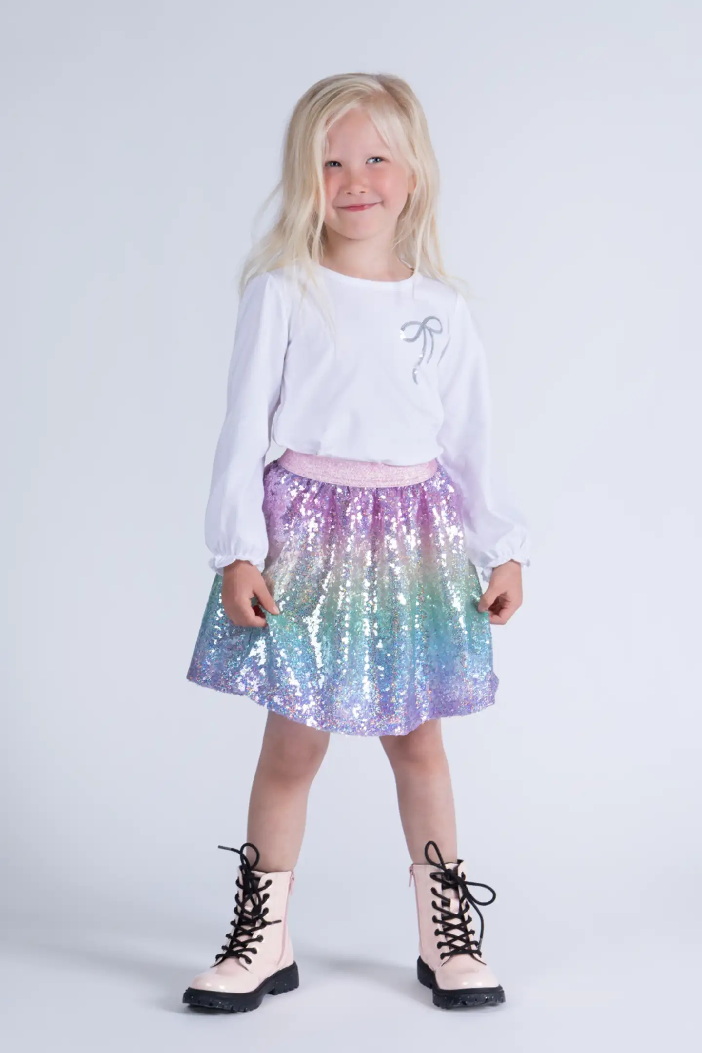 Ciraf lasten juhlahame paljetti 25TC254015 - rainbow color - 5