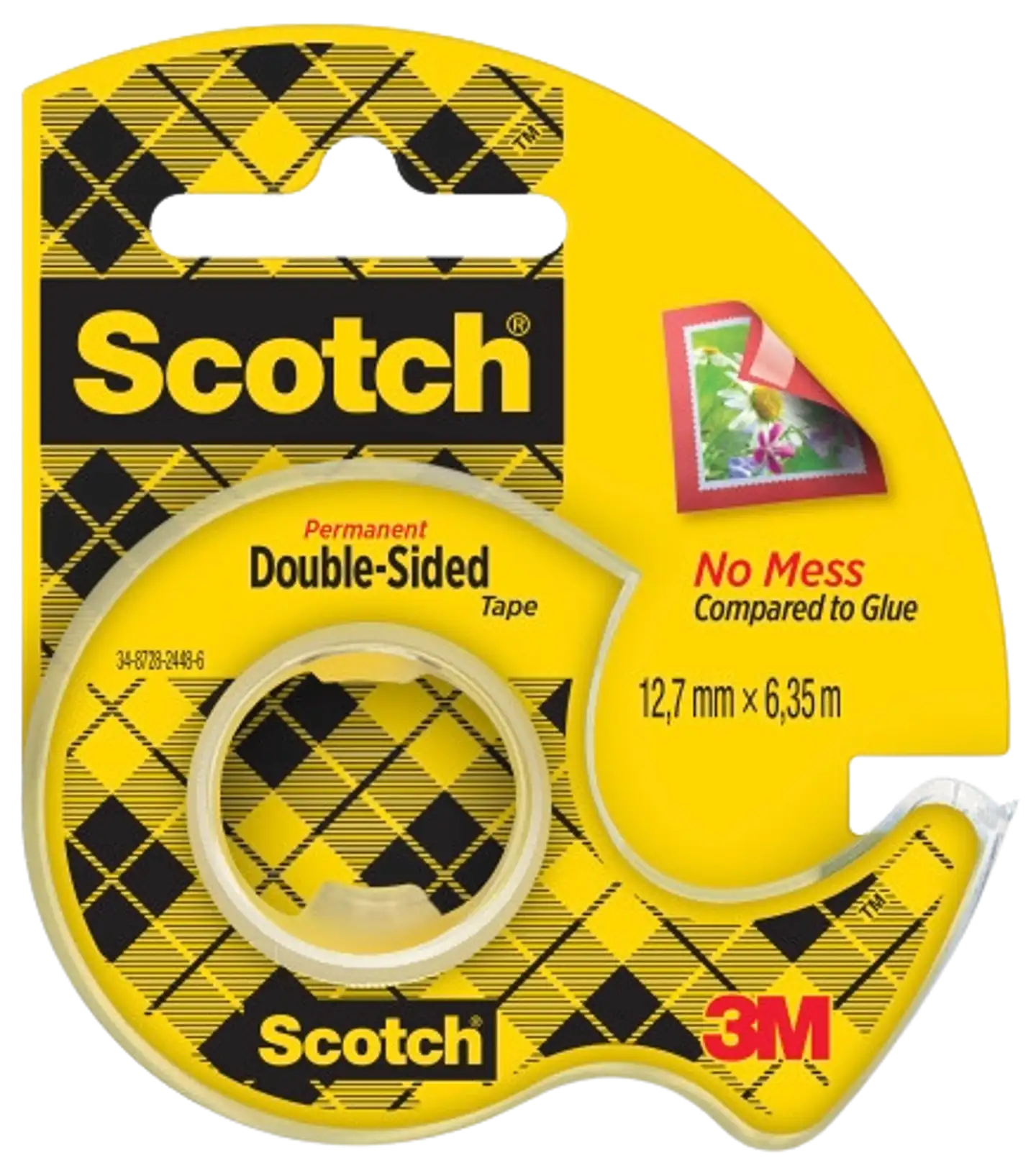 Scotch® kaksipuolinen teippi 136D UK-NOEU, 12,7 mm x 6,3 m - 1