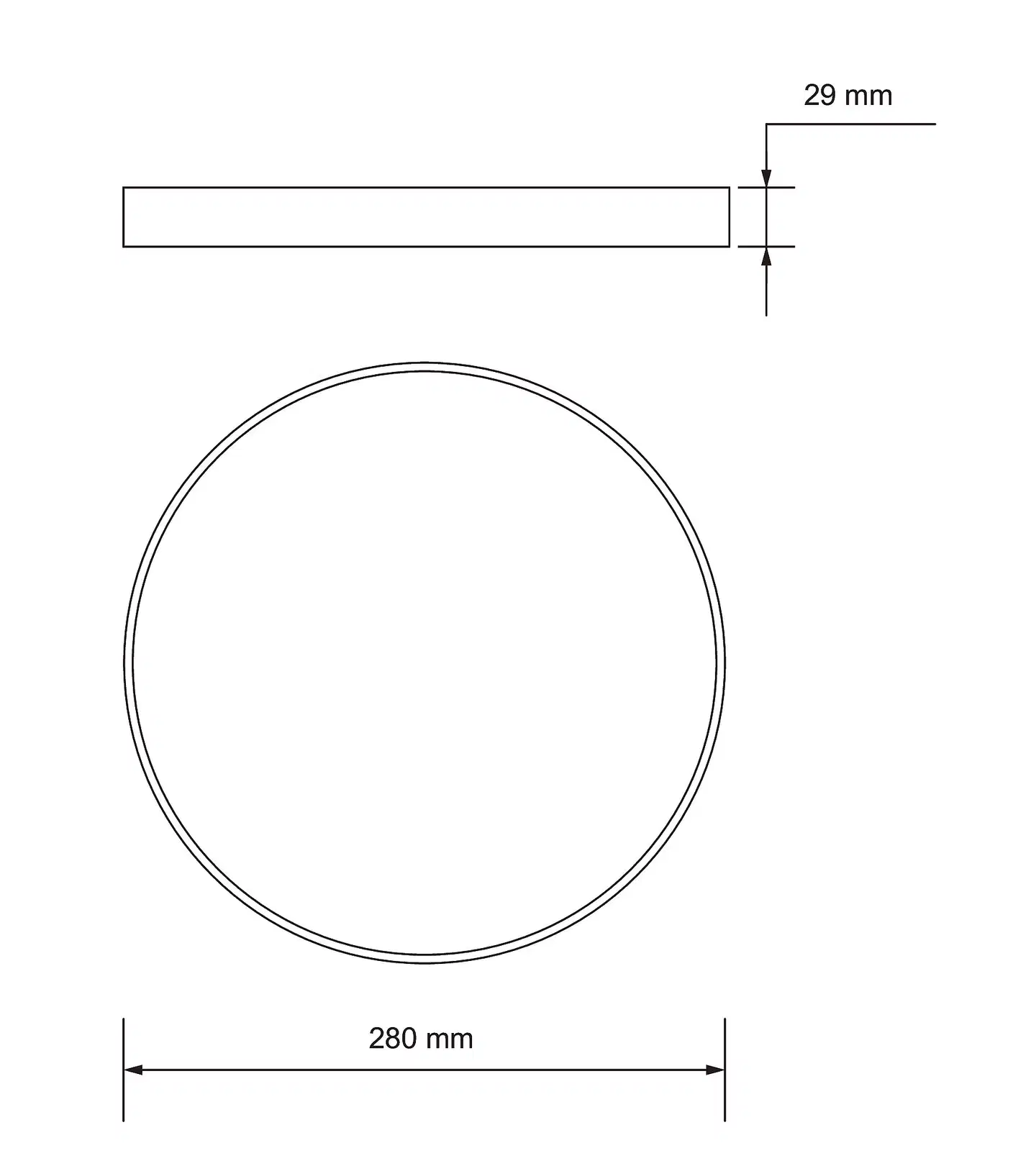 Airam Aias 280 plafondi 22W 2500lm IP20 CCT - 3