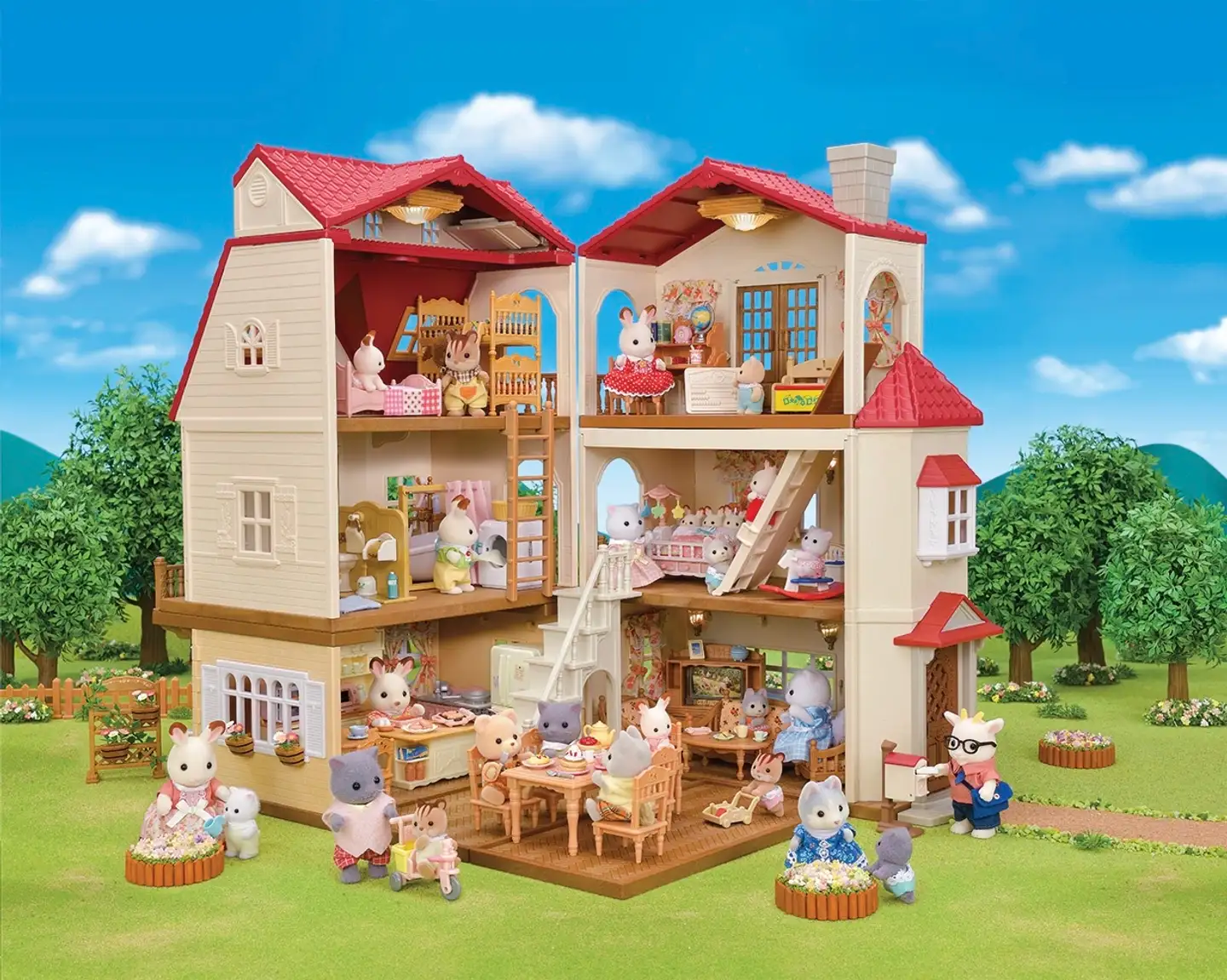 Sylvanian Families Aloitustalopakkaus - 13