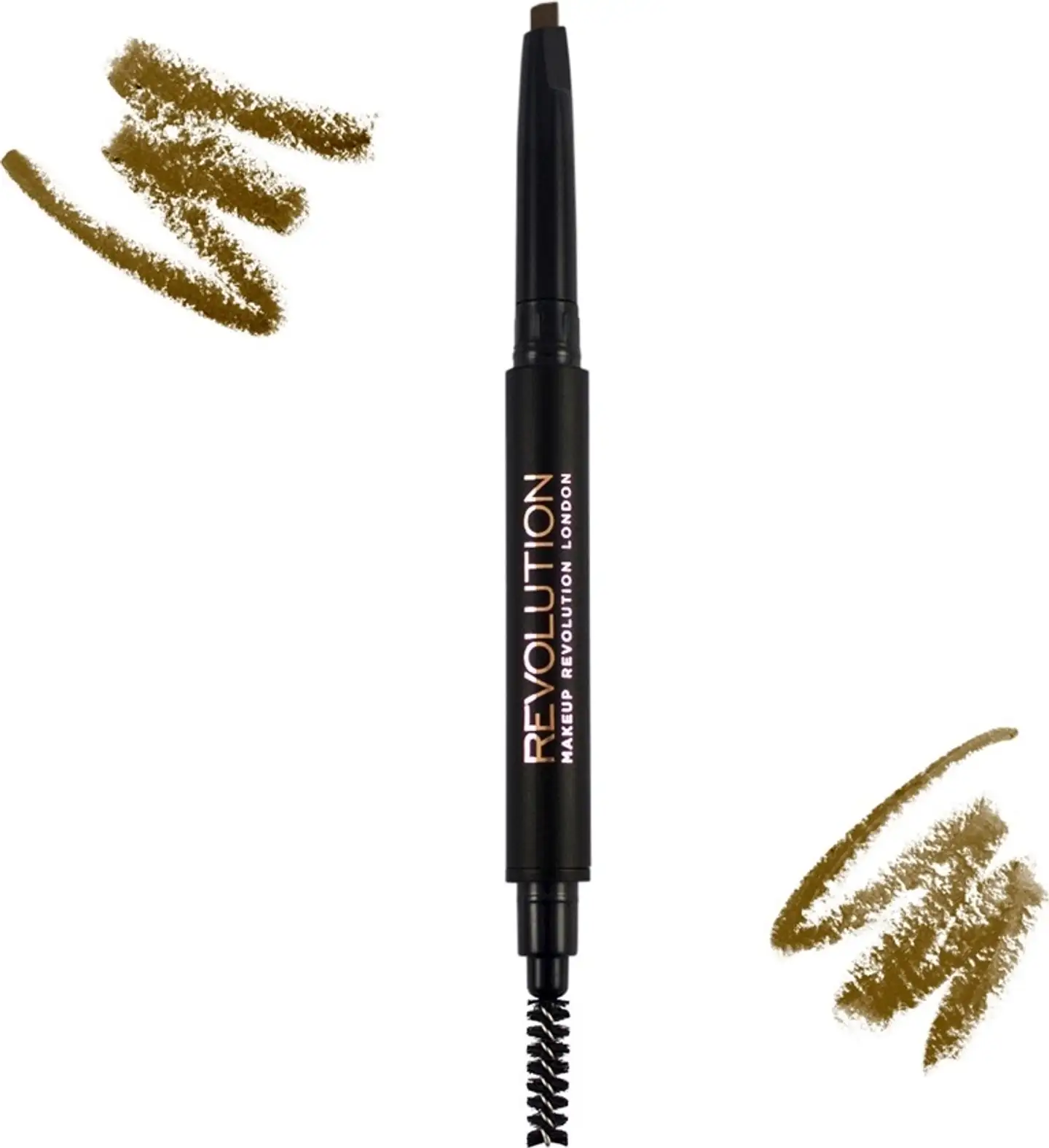 Makeup Revolution Duo Brow Pencil Light Brown kulmakynä - 3