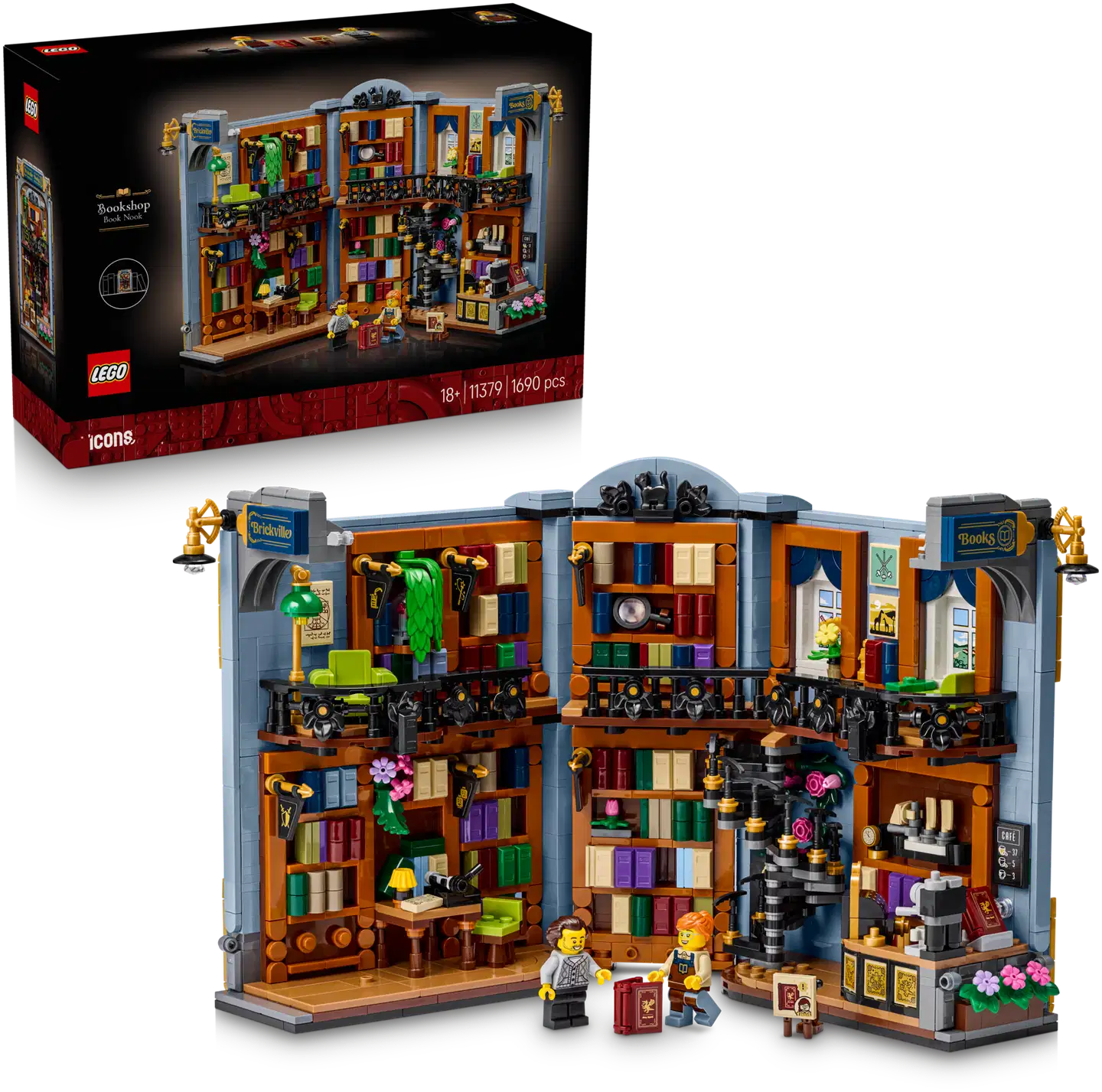 LEGO® Icons 11379 Kirjakauppa: Kirjaminimaailma - 1