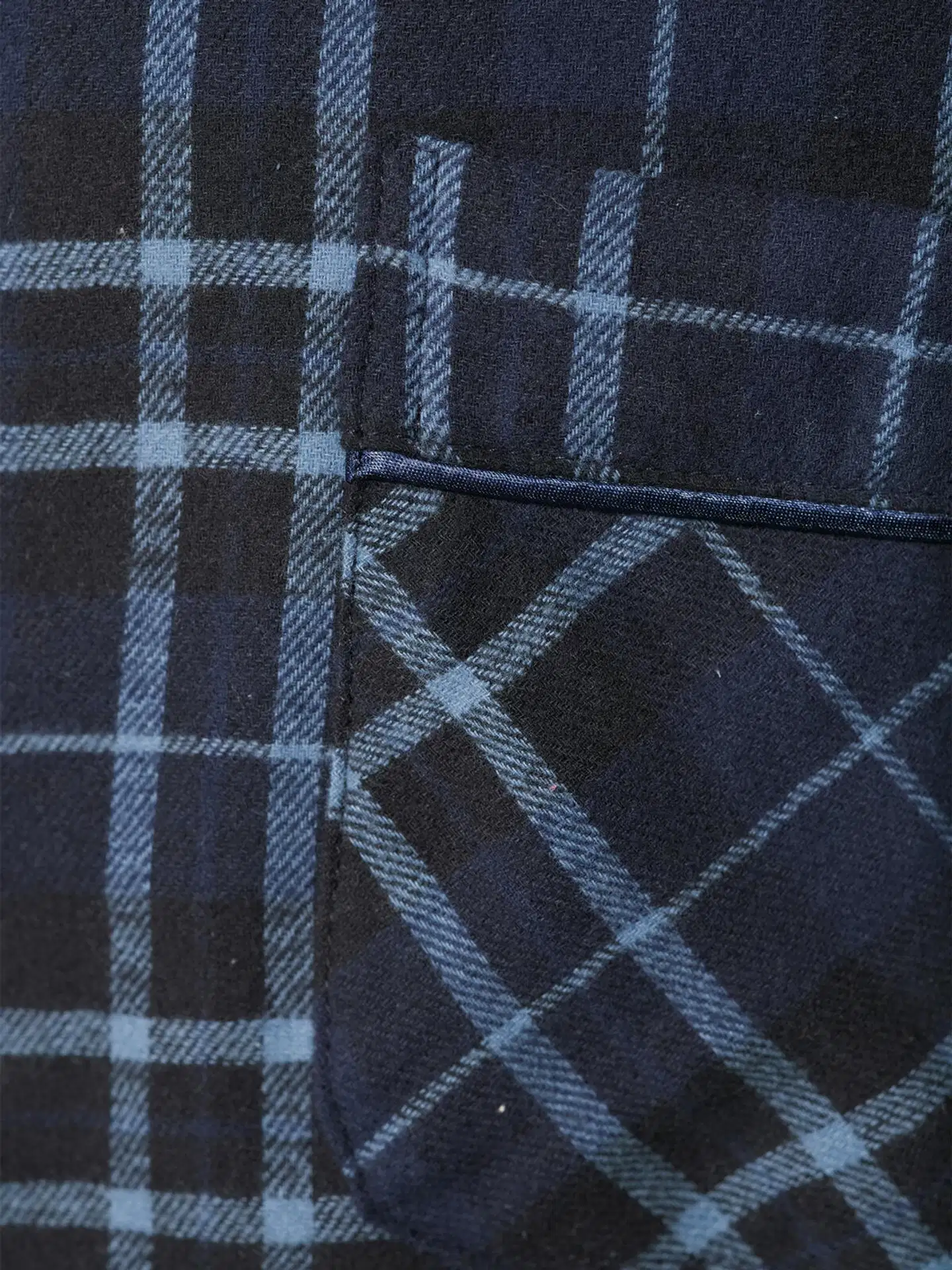 House miesten flanellipyjama 191H382618 - DARK BLUE - 5
