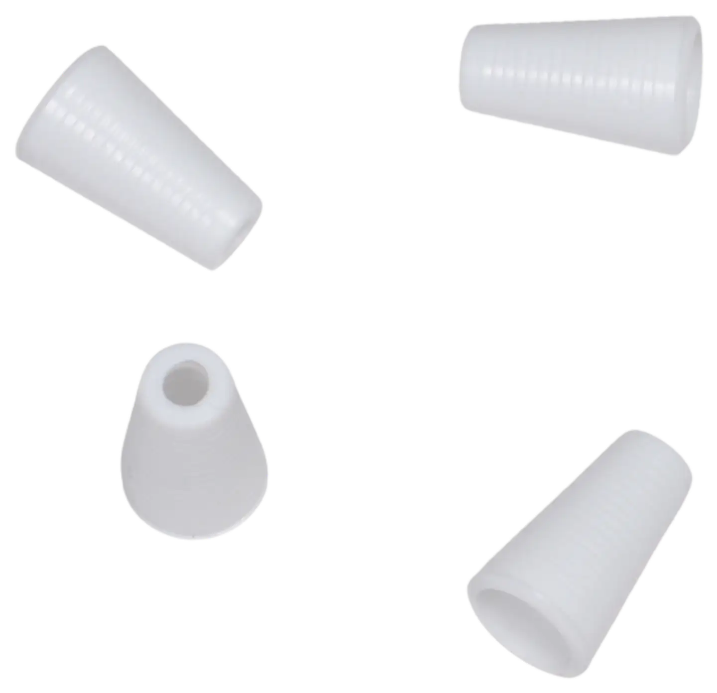 Ihanin sälekaihtimen narunuppi valkoinen 4kpl - 2