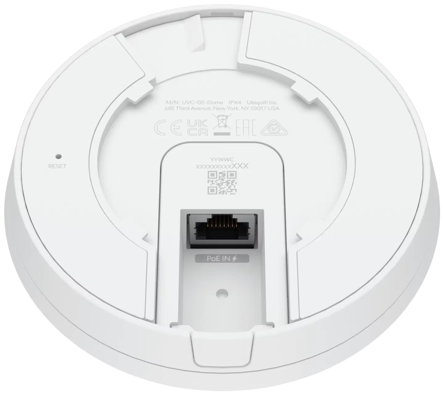 Ubiquiti 2K HD PoE -kattokupukamera korkealla resoluutiolla UVC-G5-Dome - 8