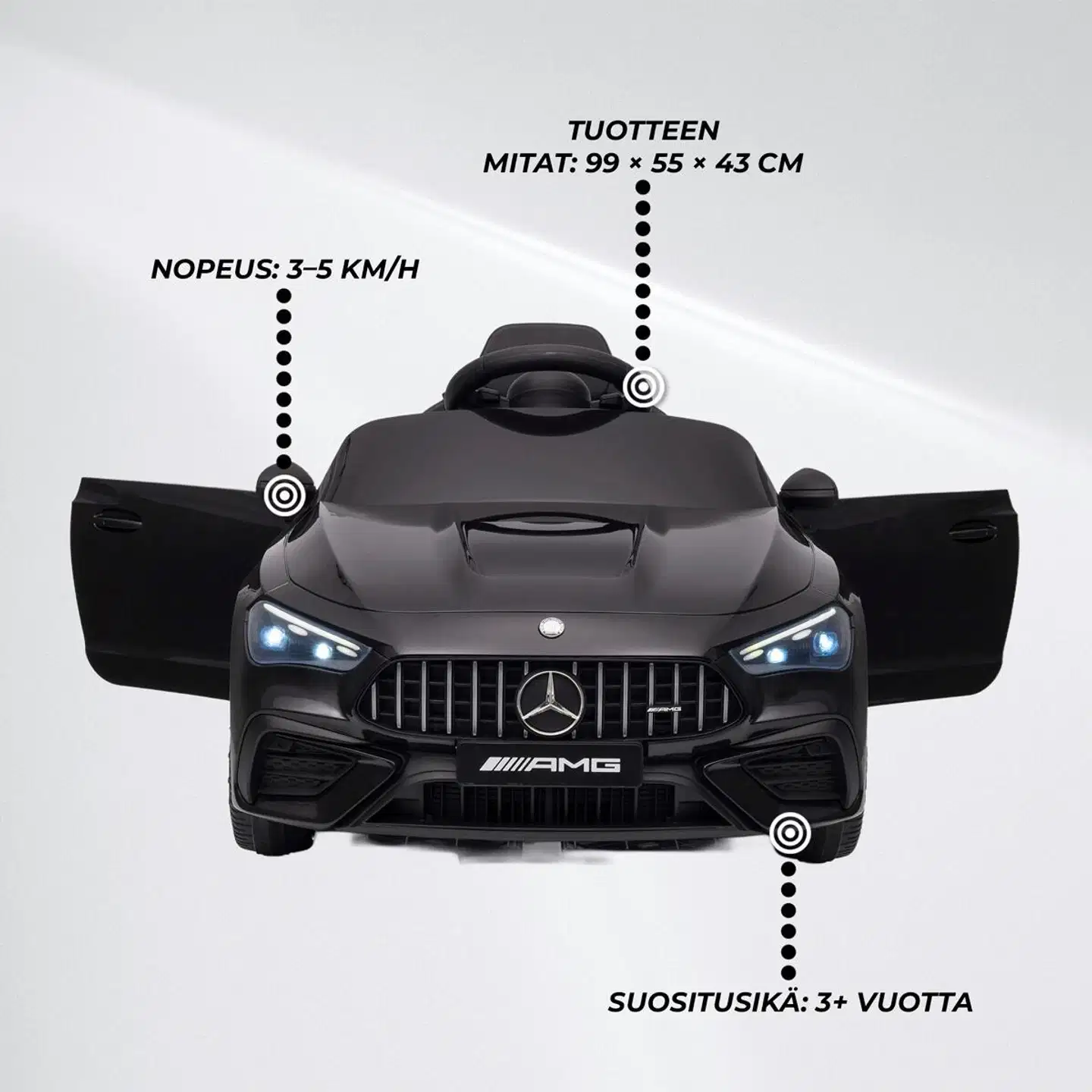 Swoop lasten sähköauto mercedes-benz amg - 2
