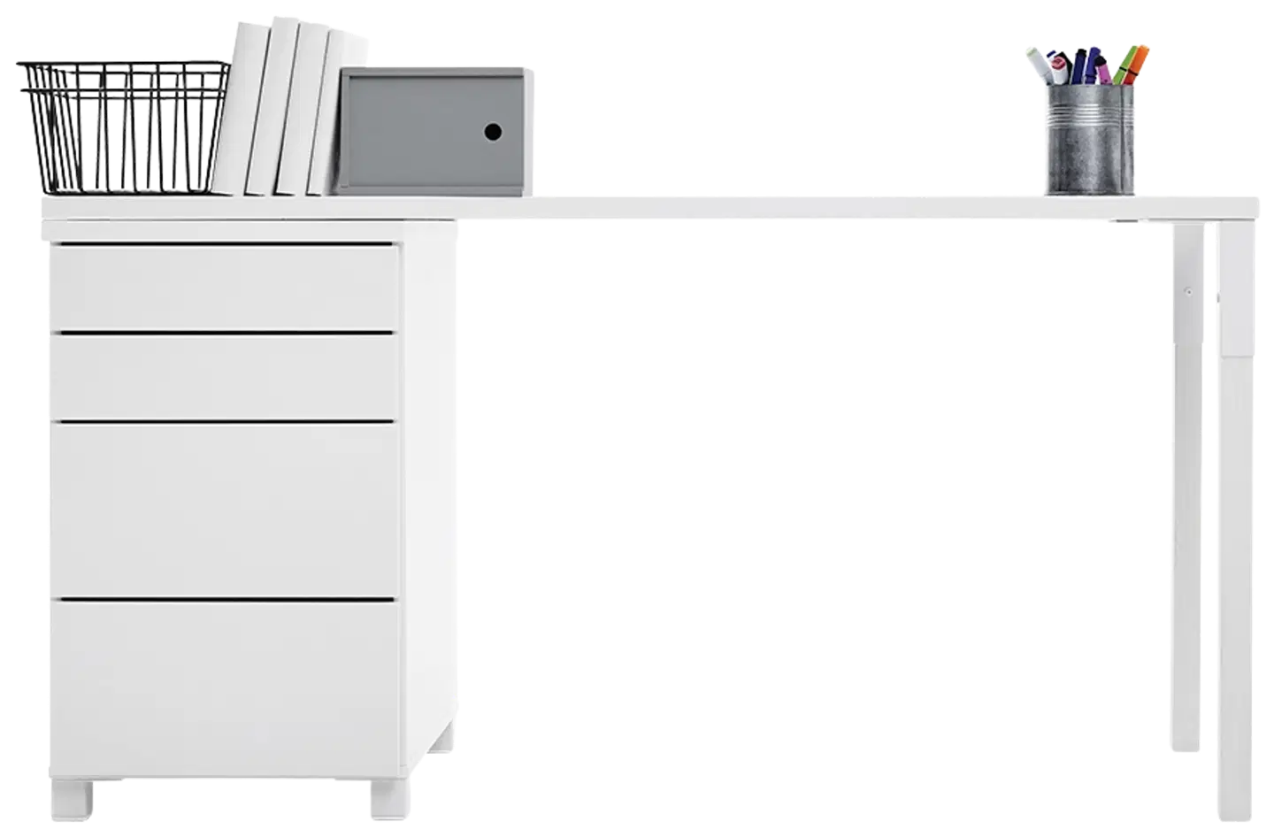 Lundia Classic työpöytä valkoinen - 1