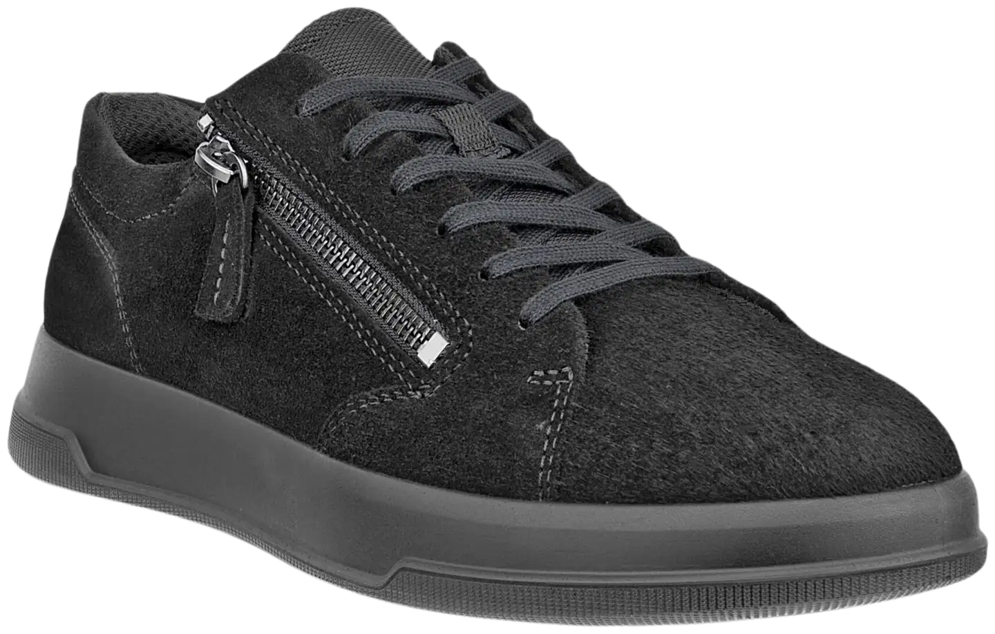 Ecco naisten kävelykenkä Move ZIP tennari - Black/Cravel - 1