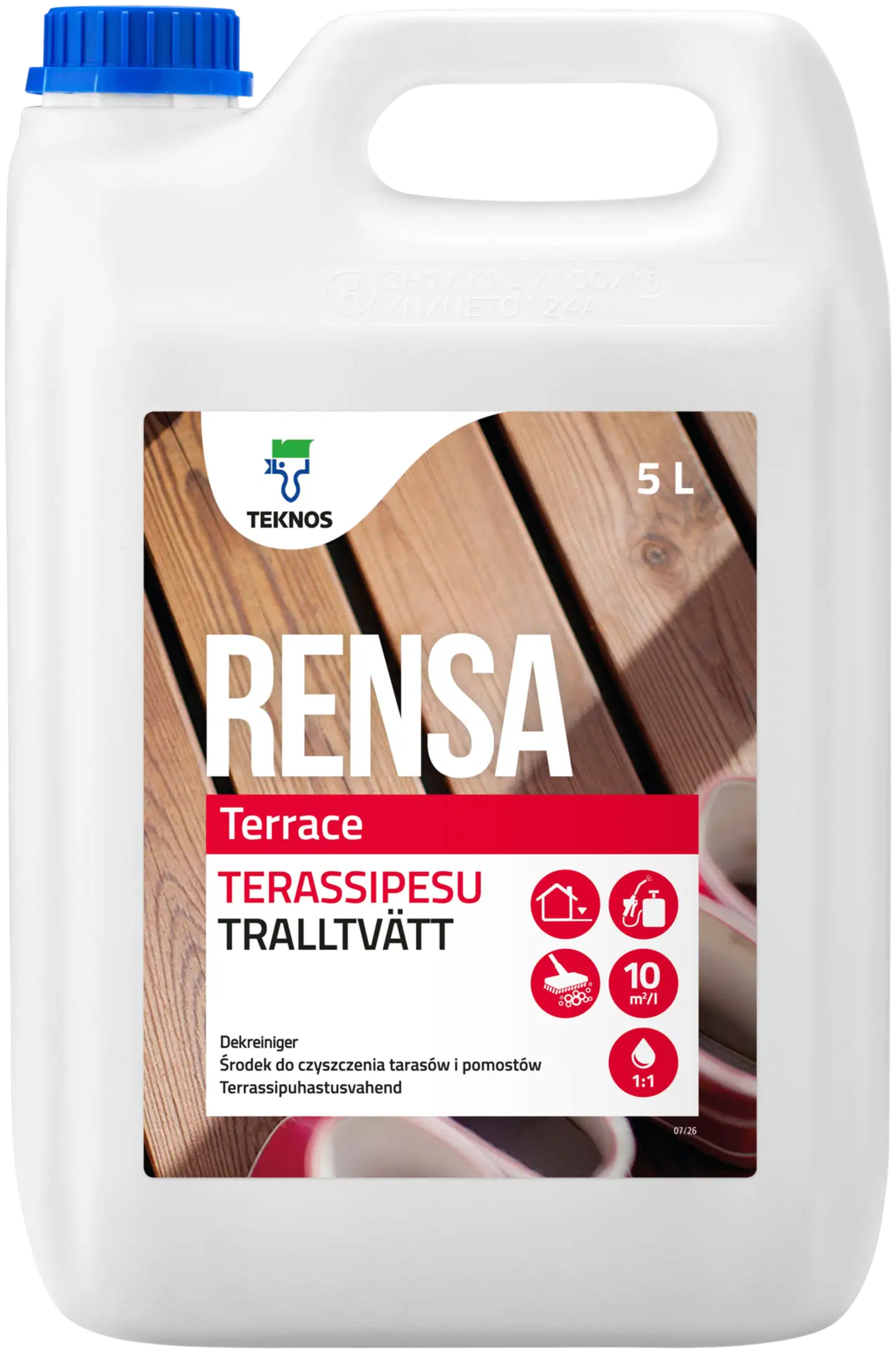 Teknos terassipesu Rensa Terrace 5 l