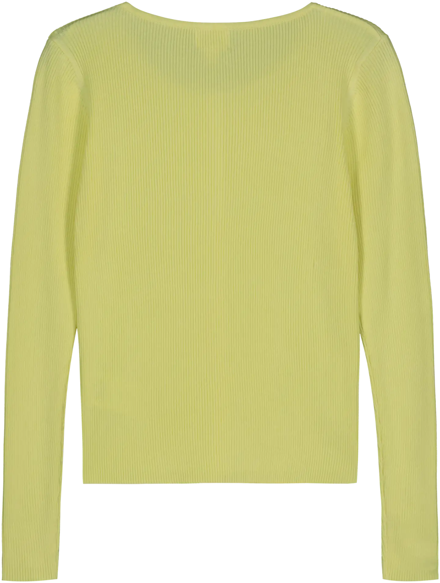 WKLY. naisten ribbineuletakki 213W000152 - Yellow - 2