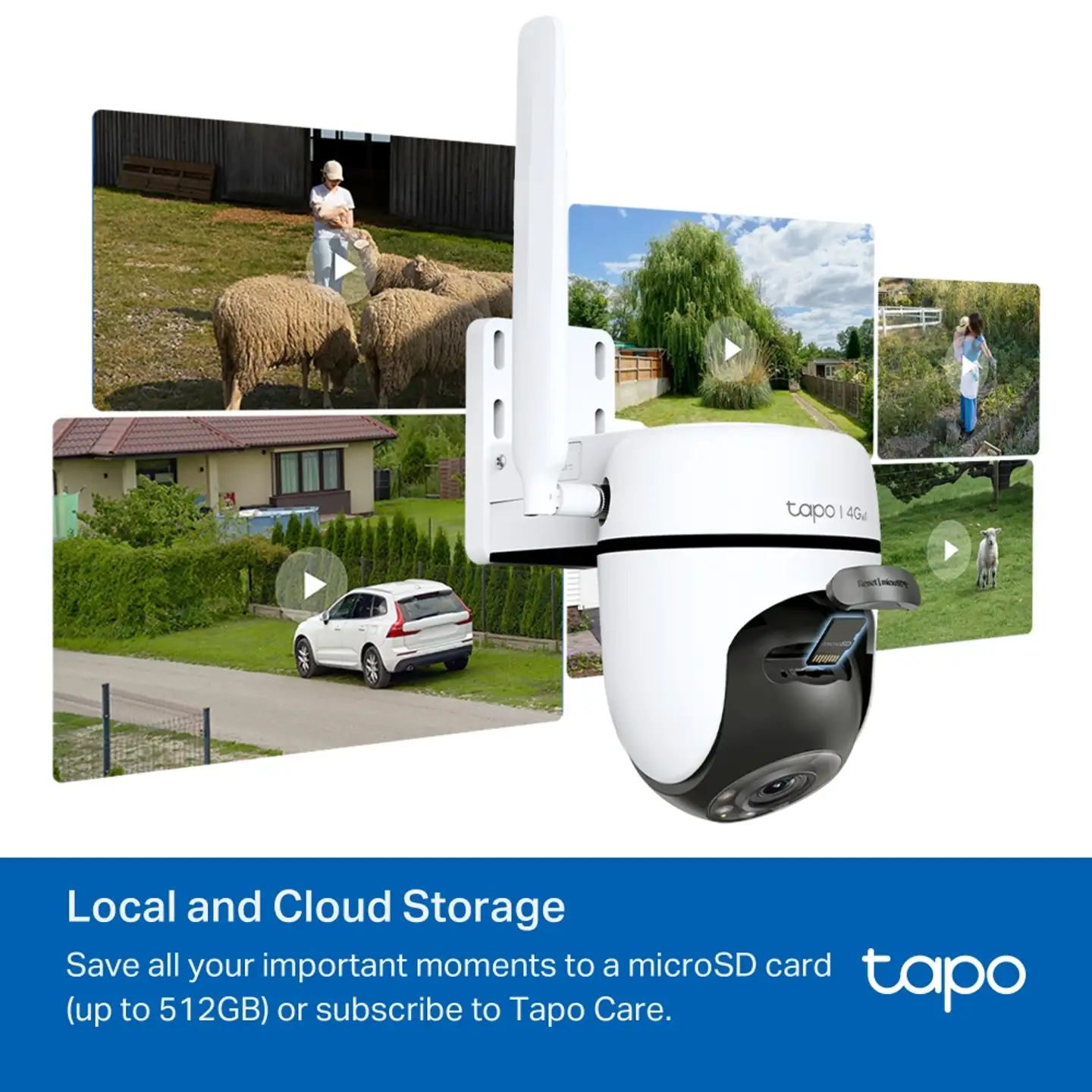 TP-Link Tapo C501GW PAN/TILT 4G -valvontakamera ulkokäyttöön - 6
